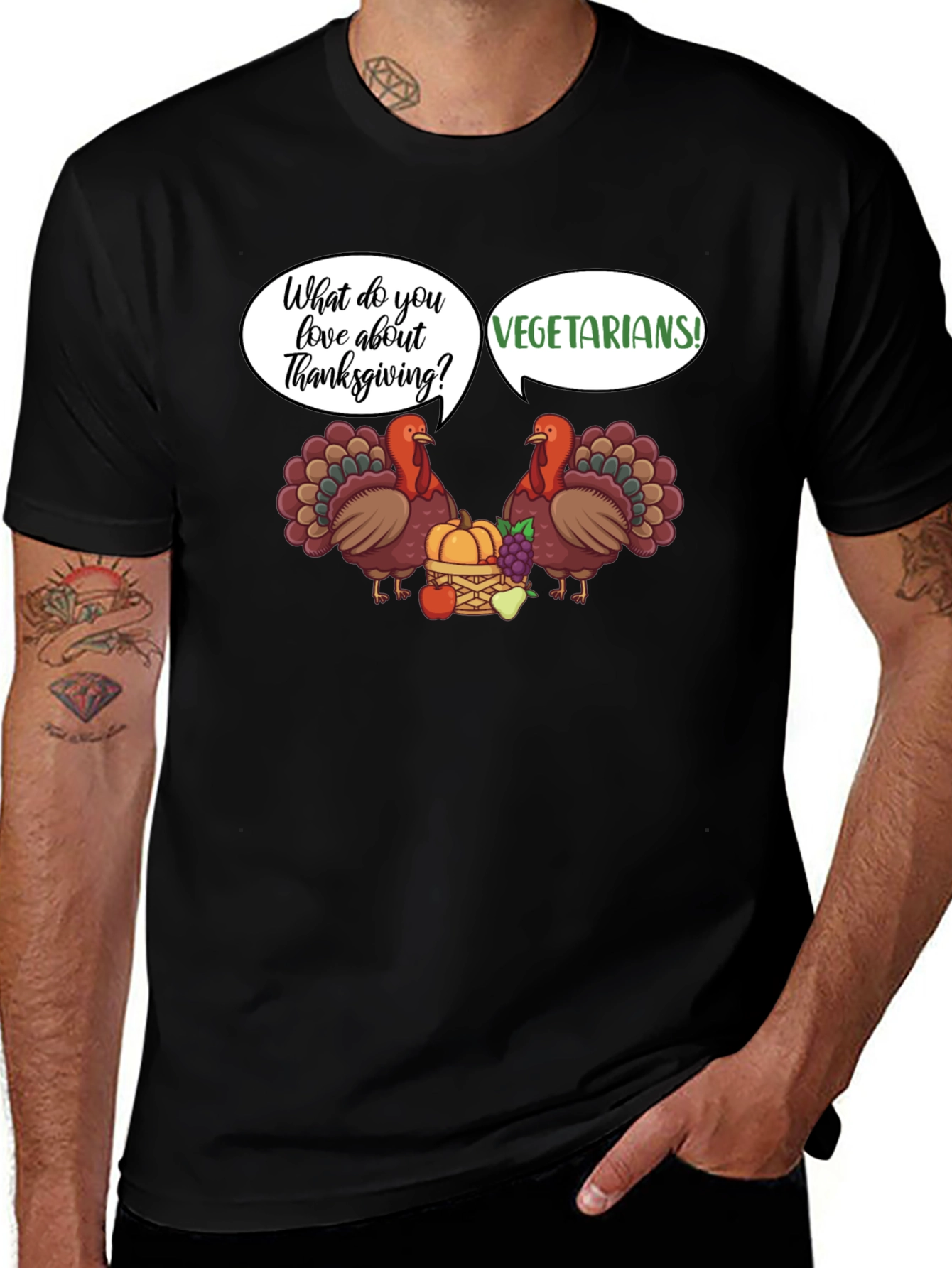 Thanksgiving Vegetarian Joke T-Shirt