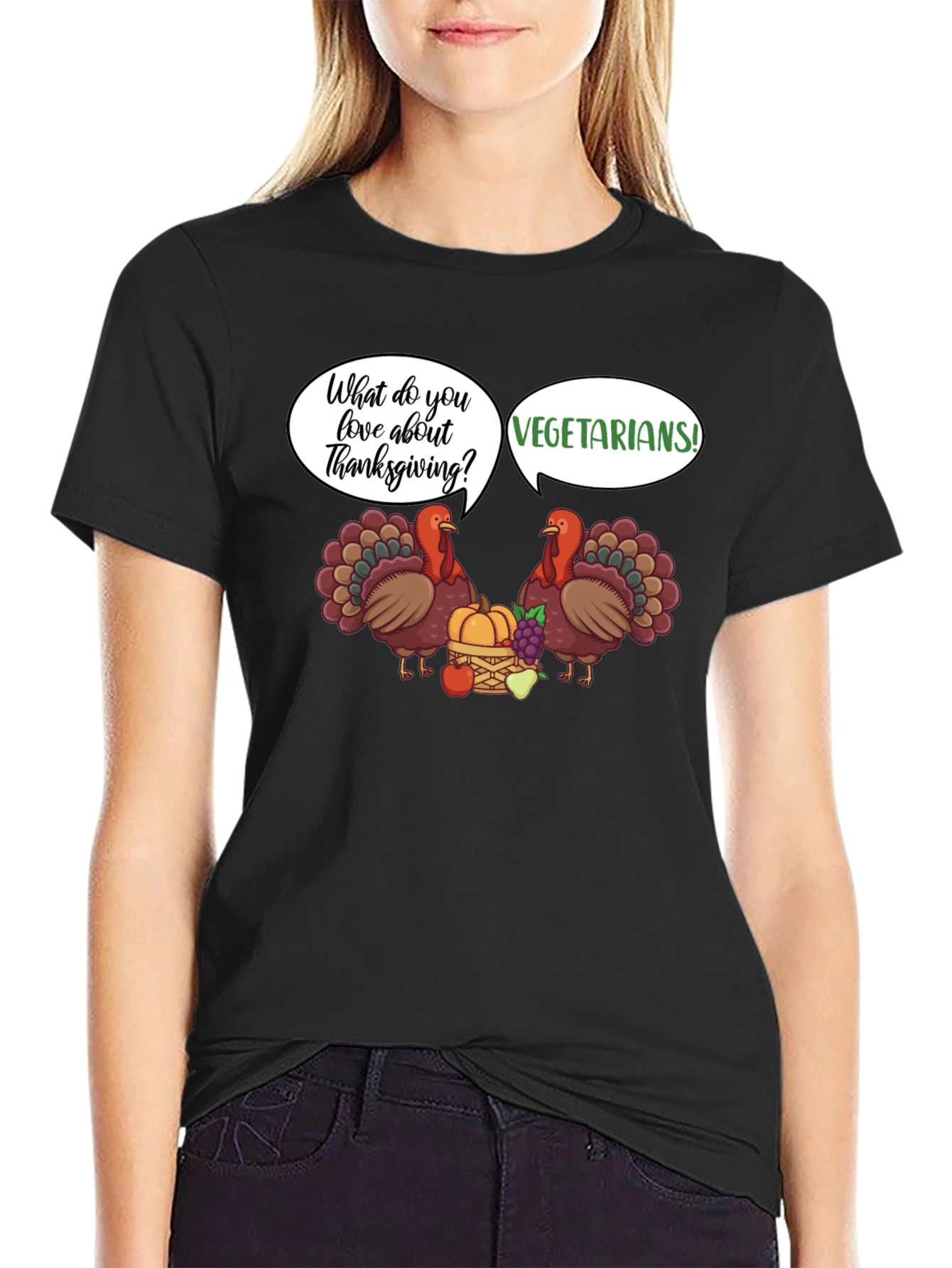Thanksgiving Vegetarian Joke T-Shirt