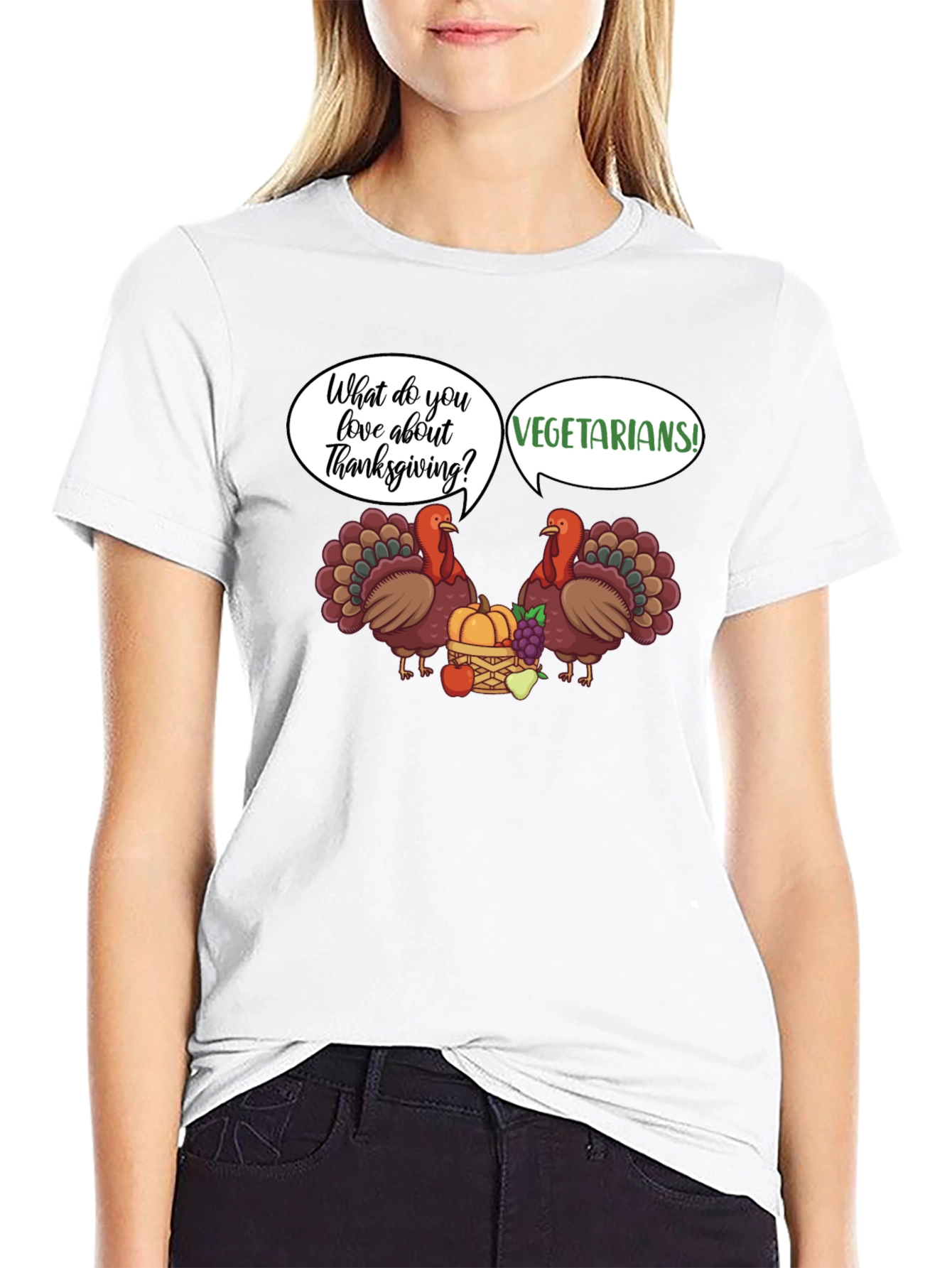 Thanksgiving Vegetarian Joke T-Shirt