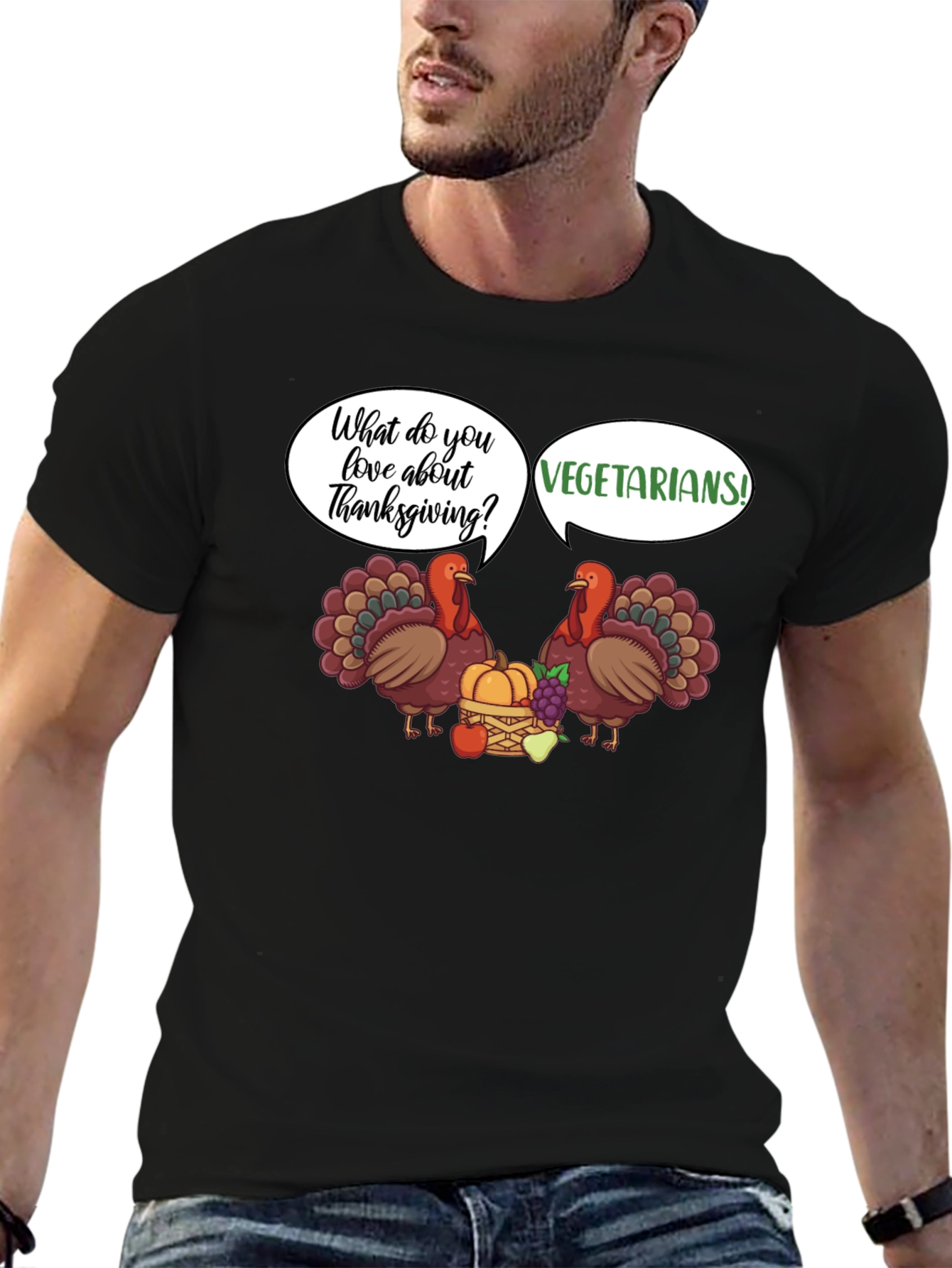 Thanksgiving Vegetarian Joke T-Shirt