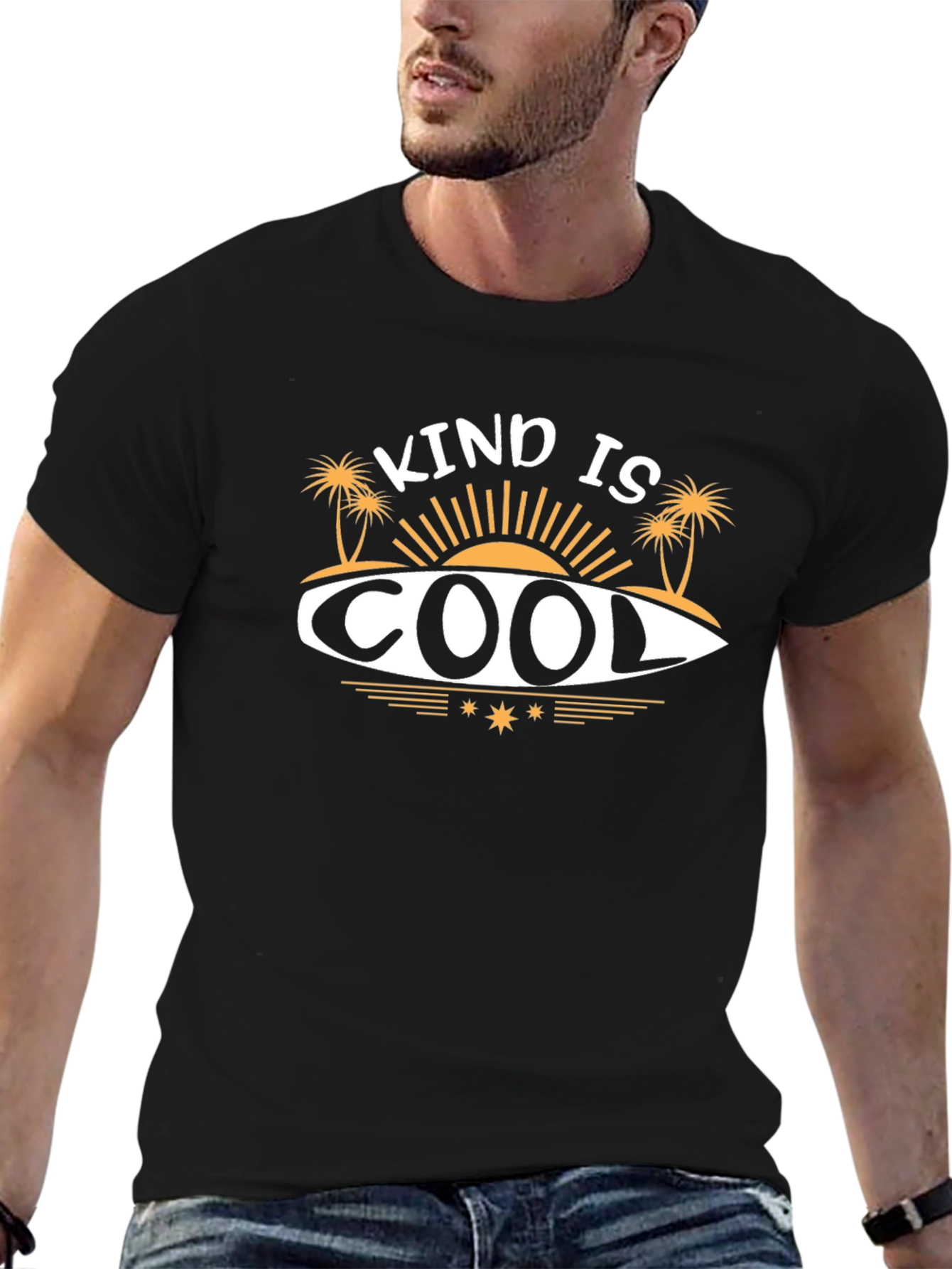 Kind is Cool Graphic Tee - Black