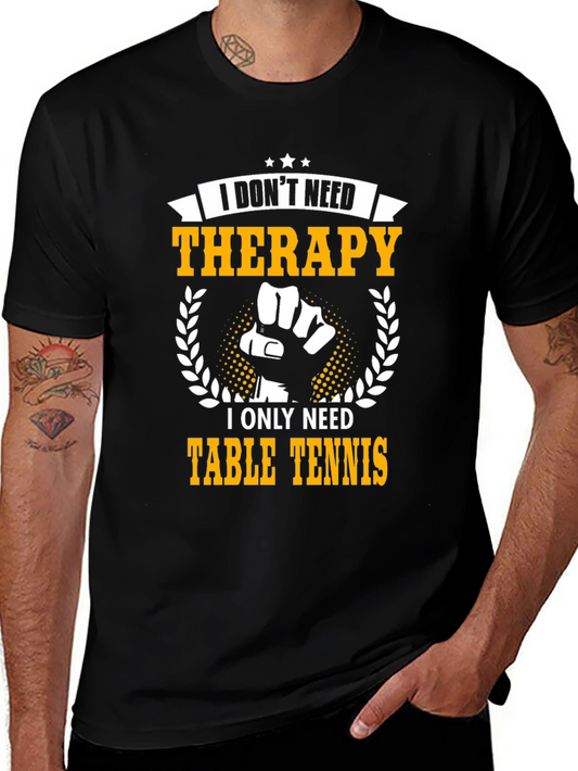 Table Tennis Therapy Graphic T-Shirt