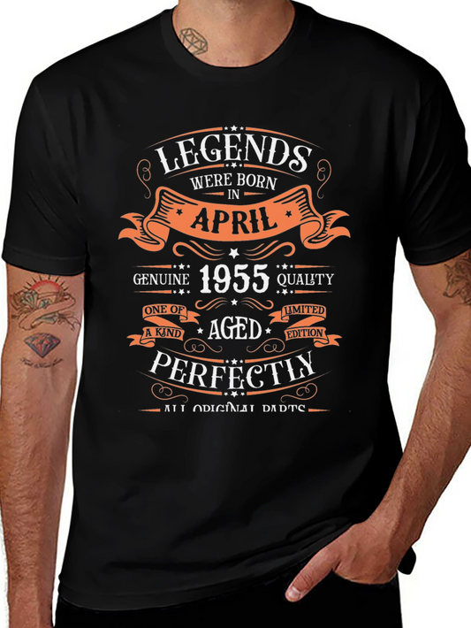 Legends Born in April 1955 T-Shirt