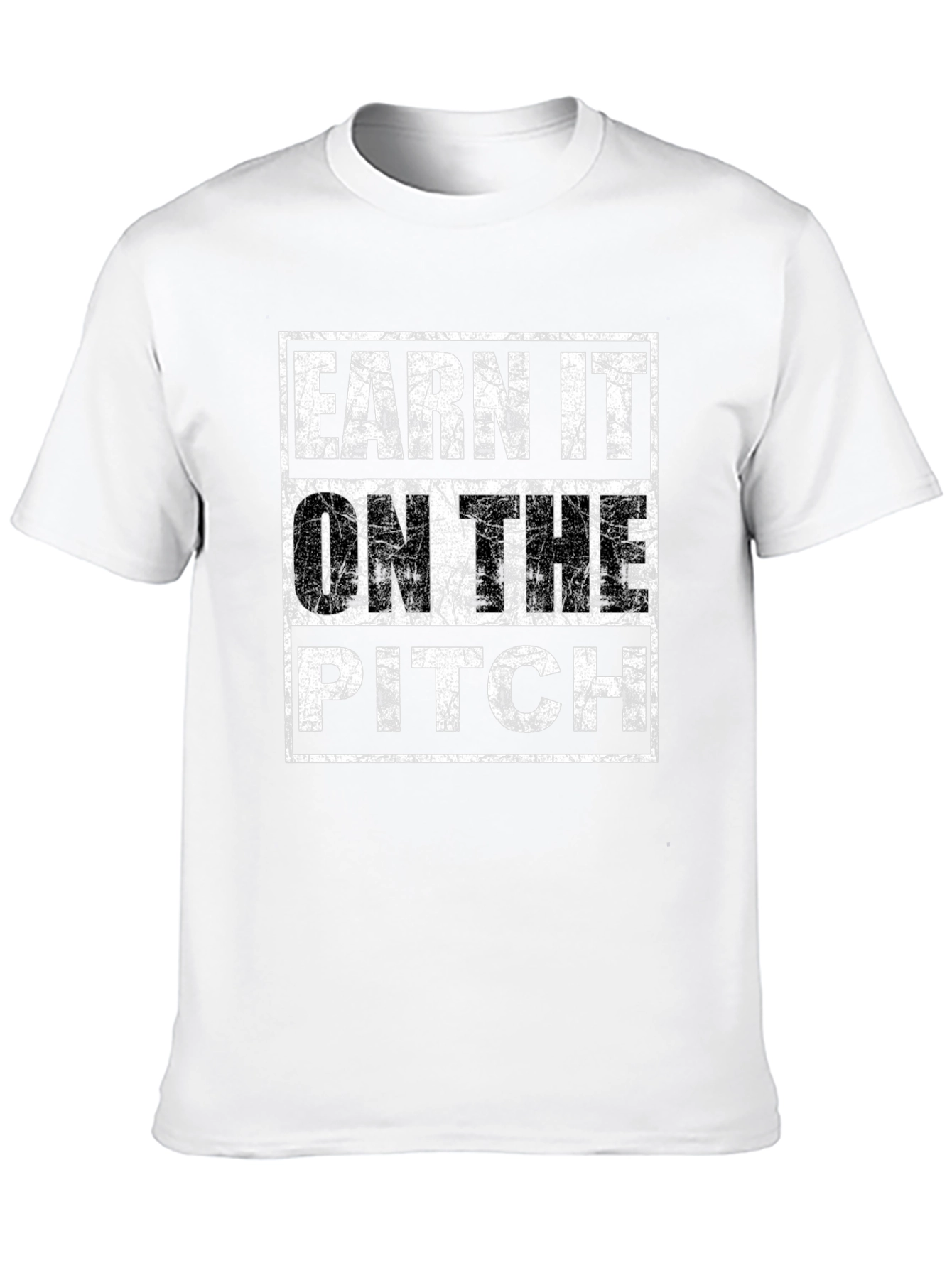 Earn It On The Pitch Graphic Tee - Black