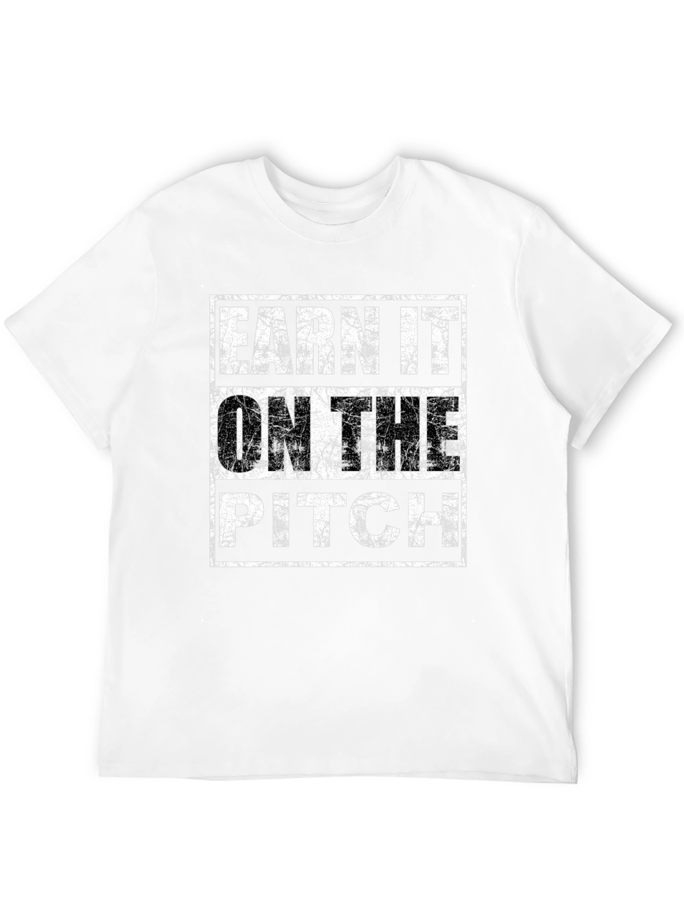 Earn It On The Pitch Graphic Tee - Black