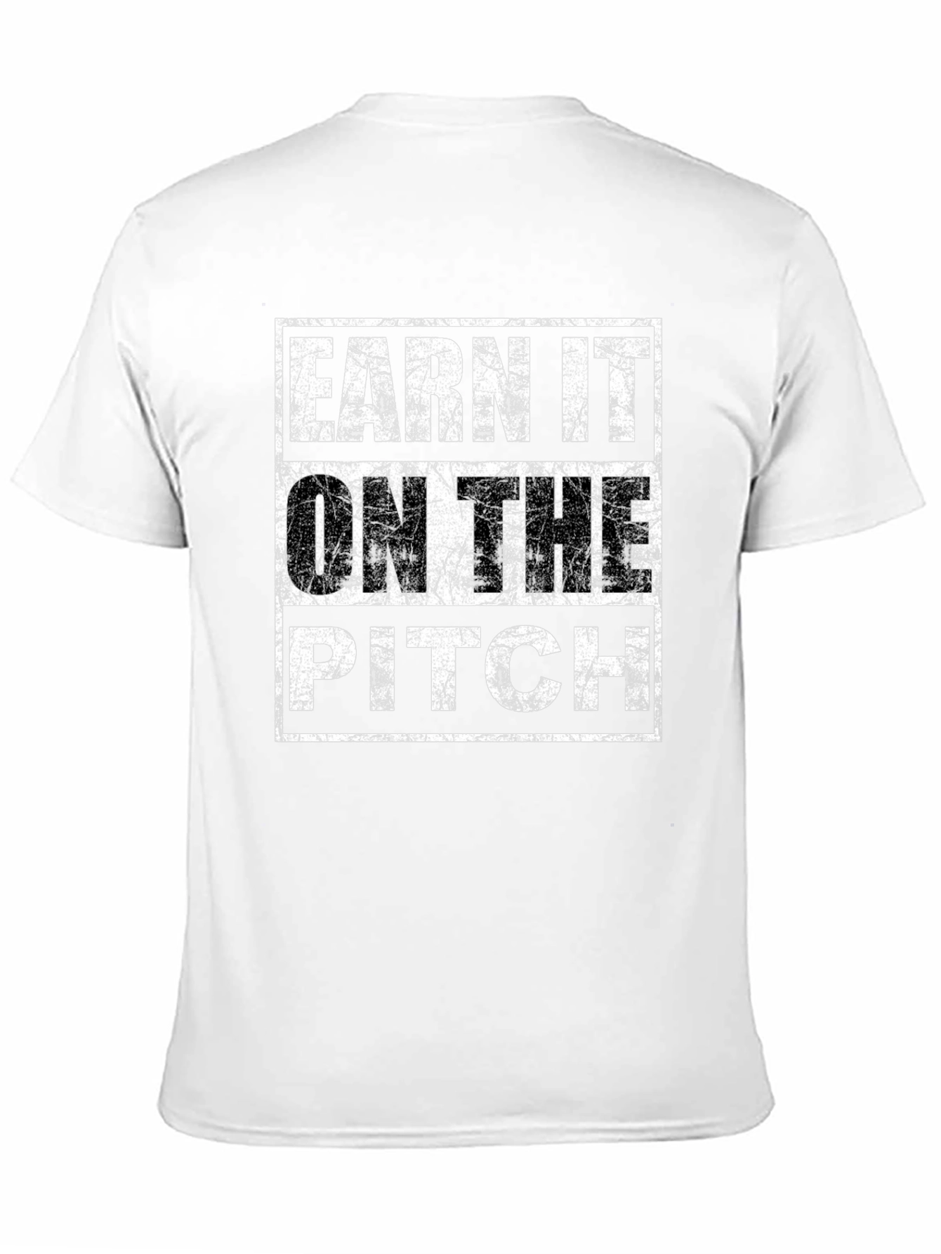 Earn It On The Pitch Graphic Tee - Black