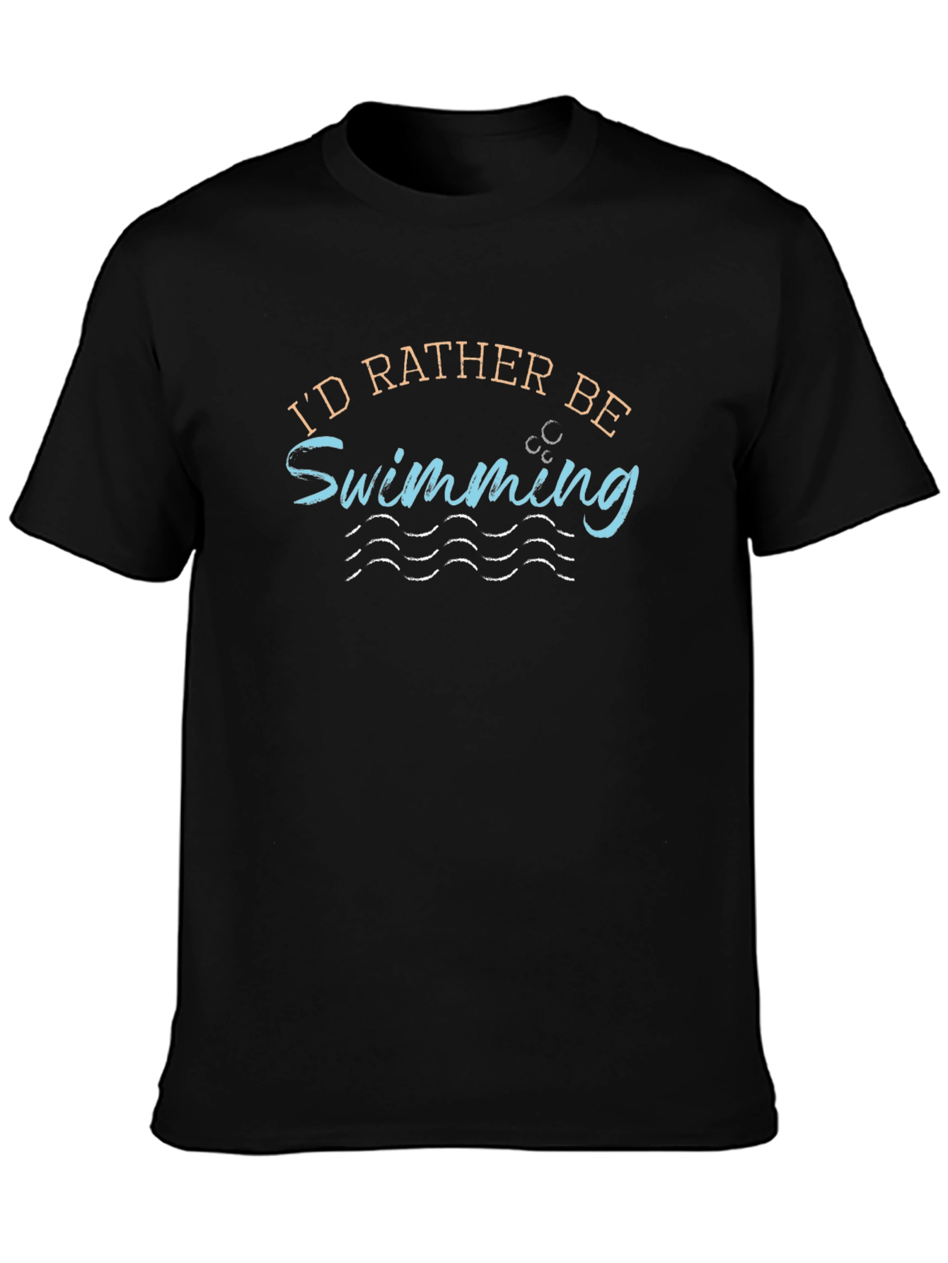Id Rather Be Swimming Graphic Tee Shirt