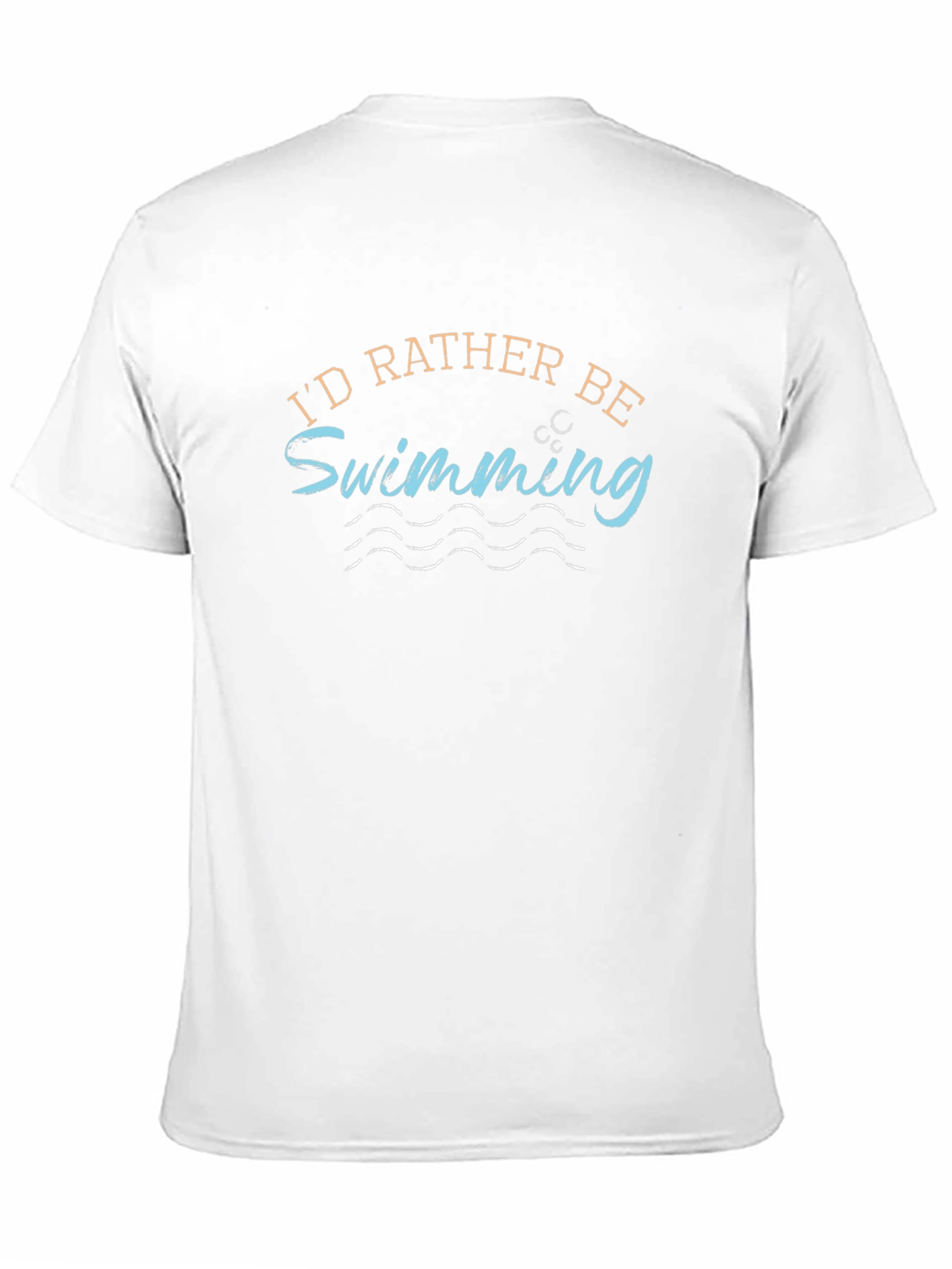 Id Rather Be Swimming Graphic Tee Shirt