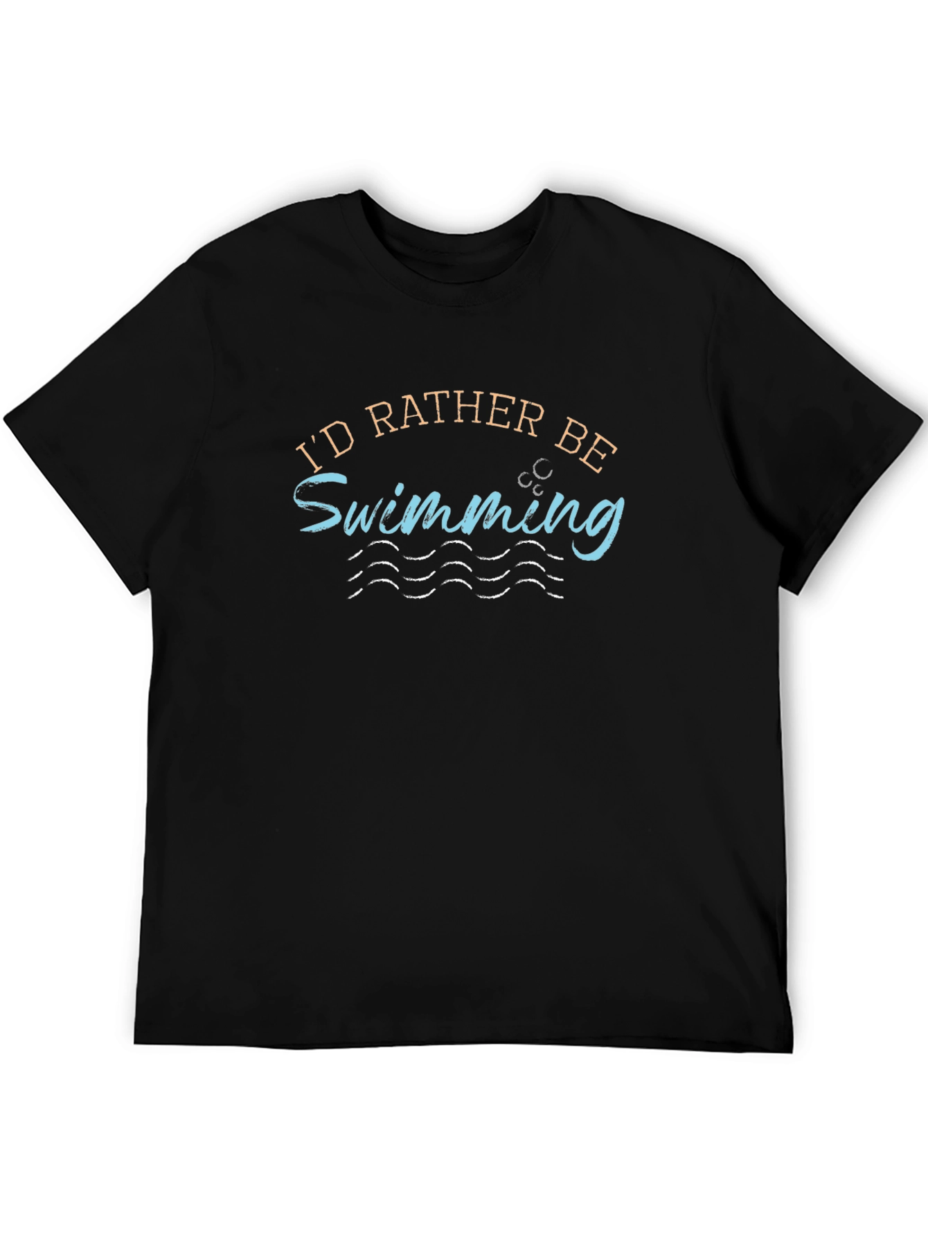 Id Rather Be Swimming Graphic Tee Shirt