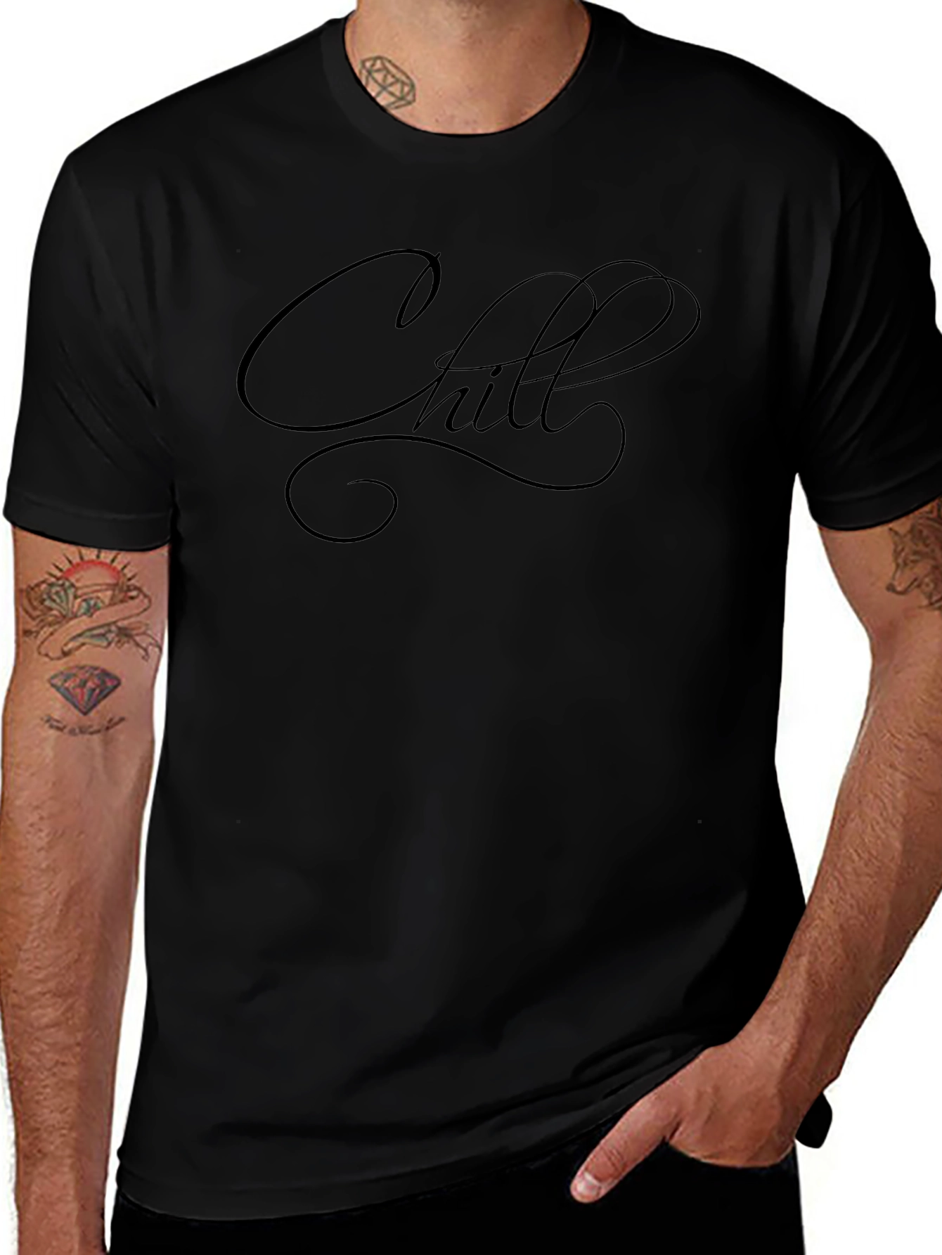 Chill Graphic Tee - Relaxed Style