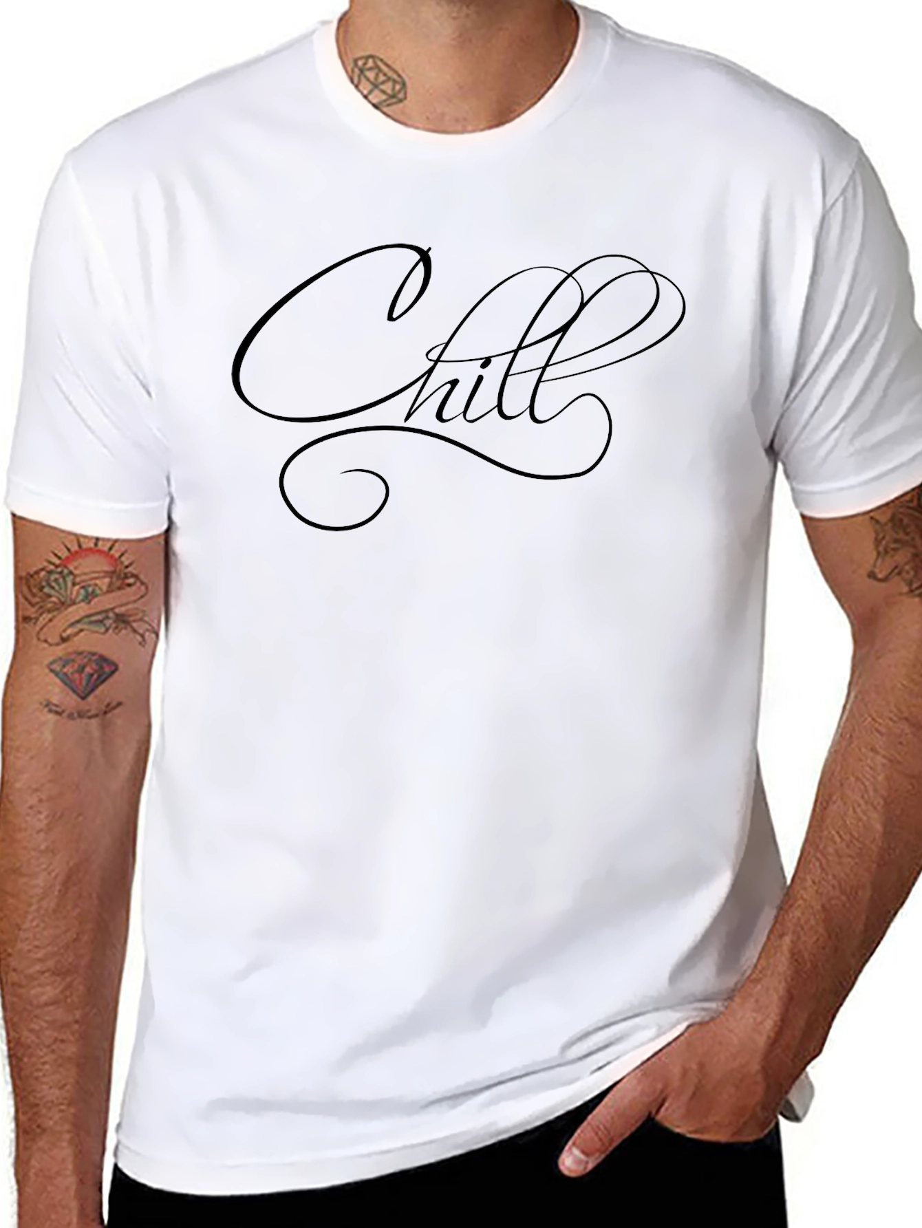 Chill Graphic Tee - Relaxed Style