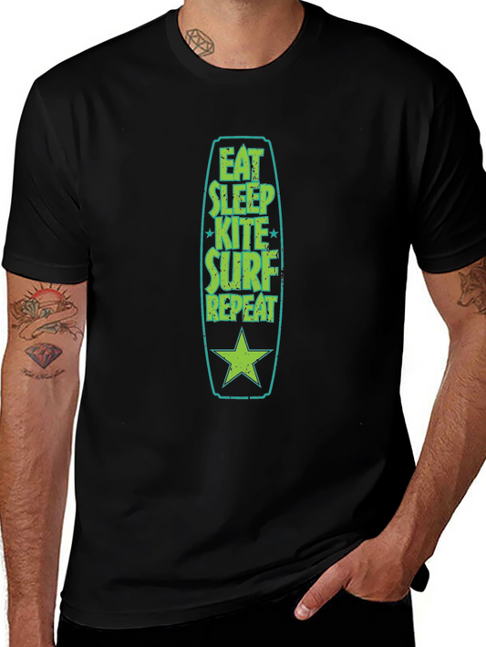 Eat Sleep Kite Surf Repeat T-Shirt