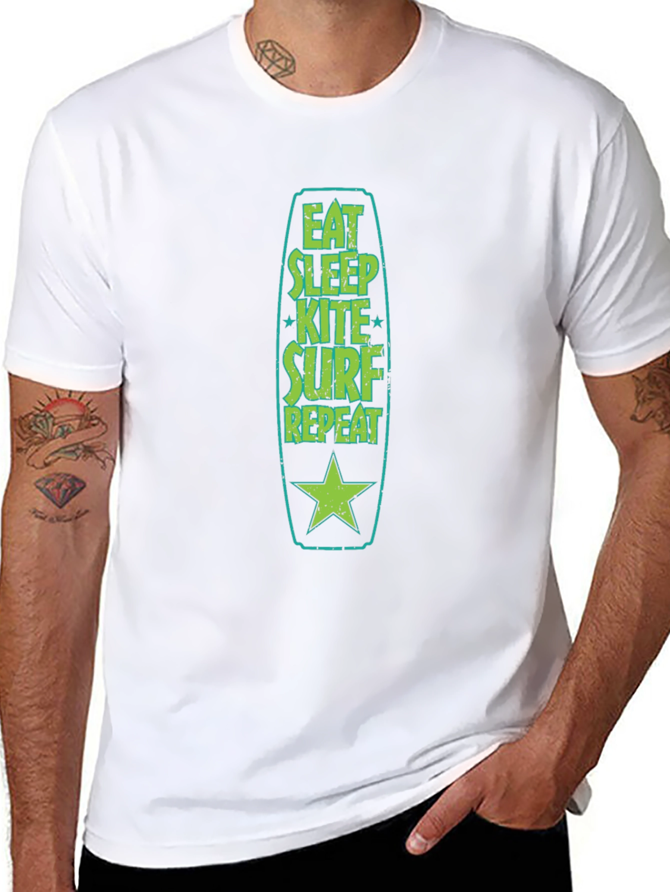 Eat Sleep Kite Surf Repeat T-Shirt