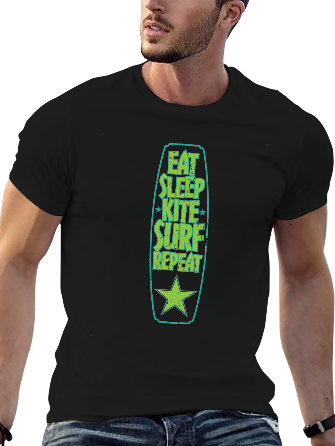 Eat Sleep Kite Surf Repeat T-Shirt