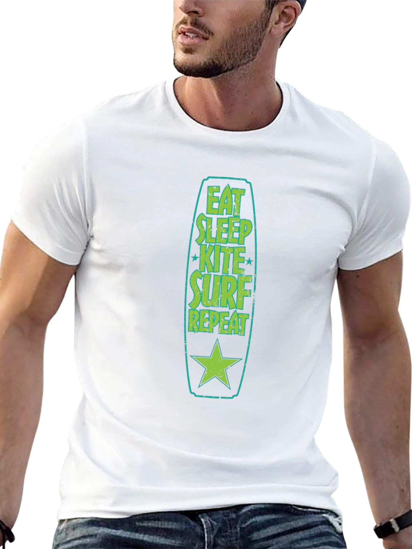 Eat Sleep Kite Surf Repeat T-Shirt