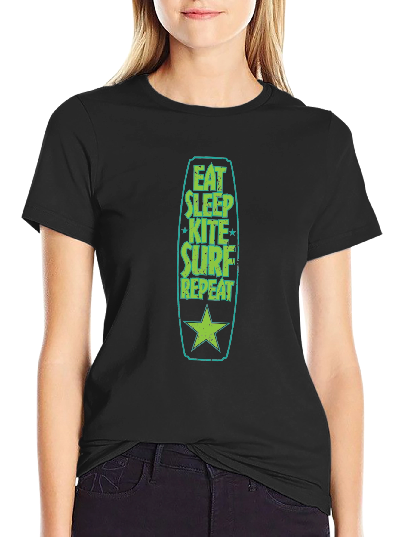 Eat Sleep Kite Surf Repeat T-Shirt