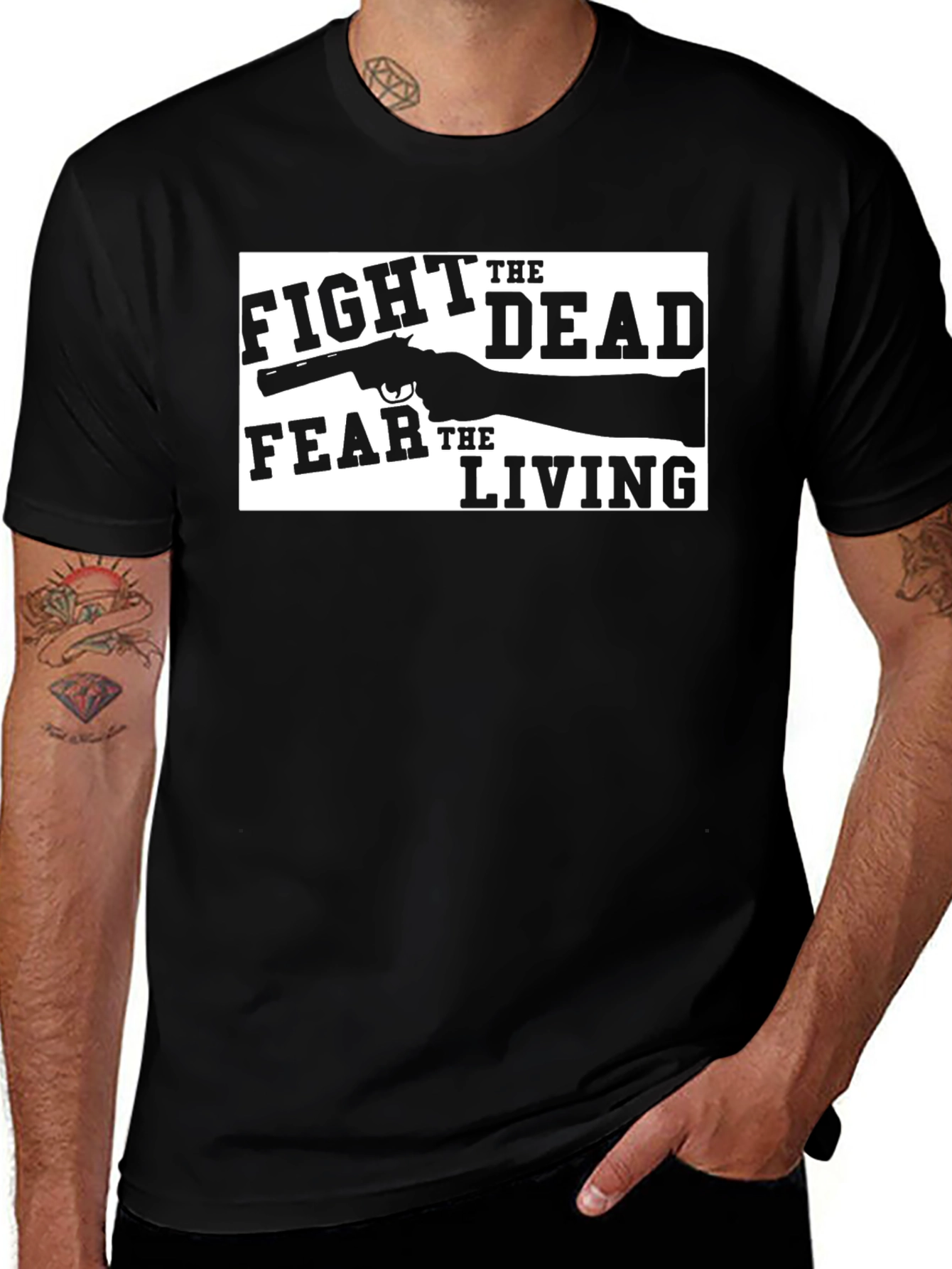 Fight the Dead Fear the Living Graphic Tee