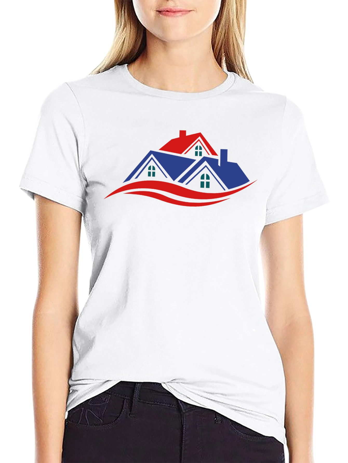 Modern Home Graphic T-Shirt - Stylish & Comfortable