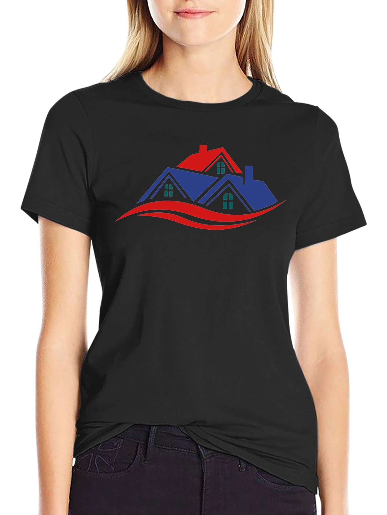 Modern Home Graphic T-Shirt - Stylish & Comfortable