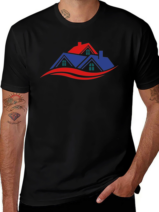 Modern Home Graphic T-Shirt - Stylish & Comfortable