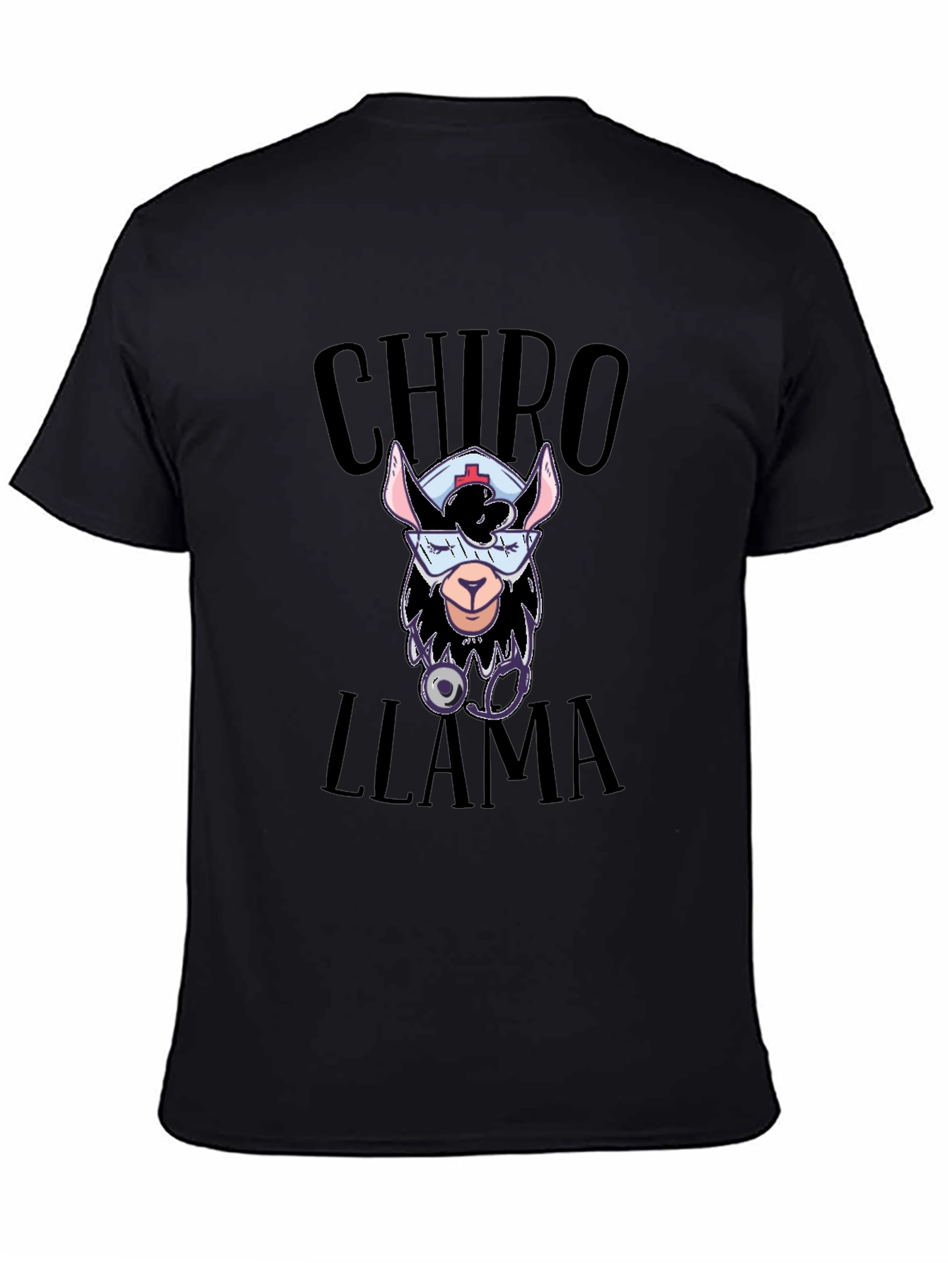 Chiro Llama Graphic Tee - Chiropractic Humor