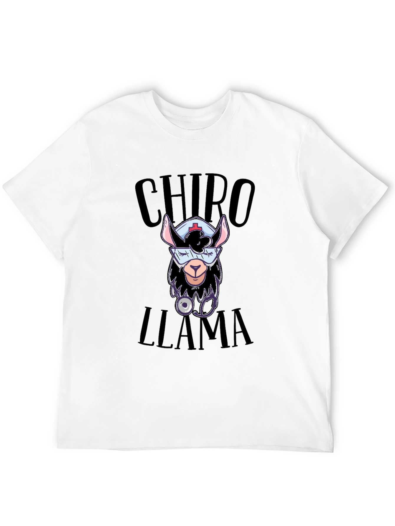 Chiro Llama Graphic Tee - Chiropractic Humor