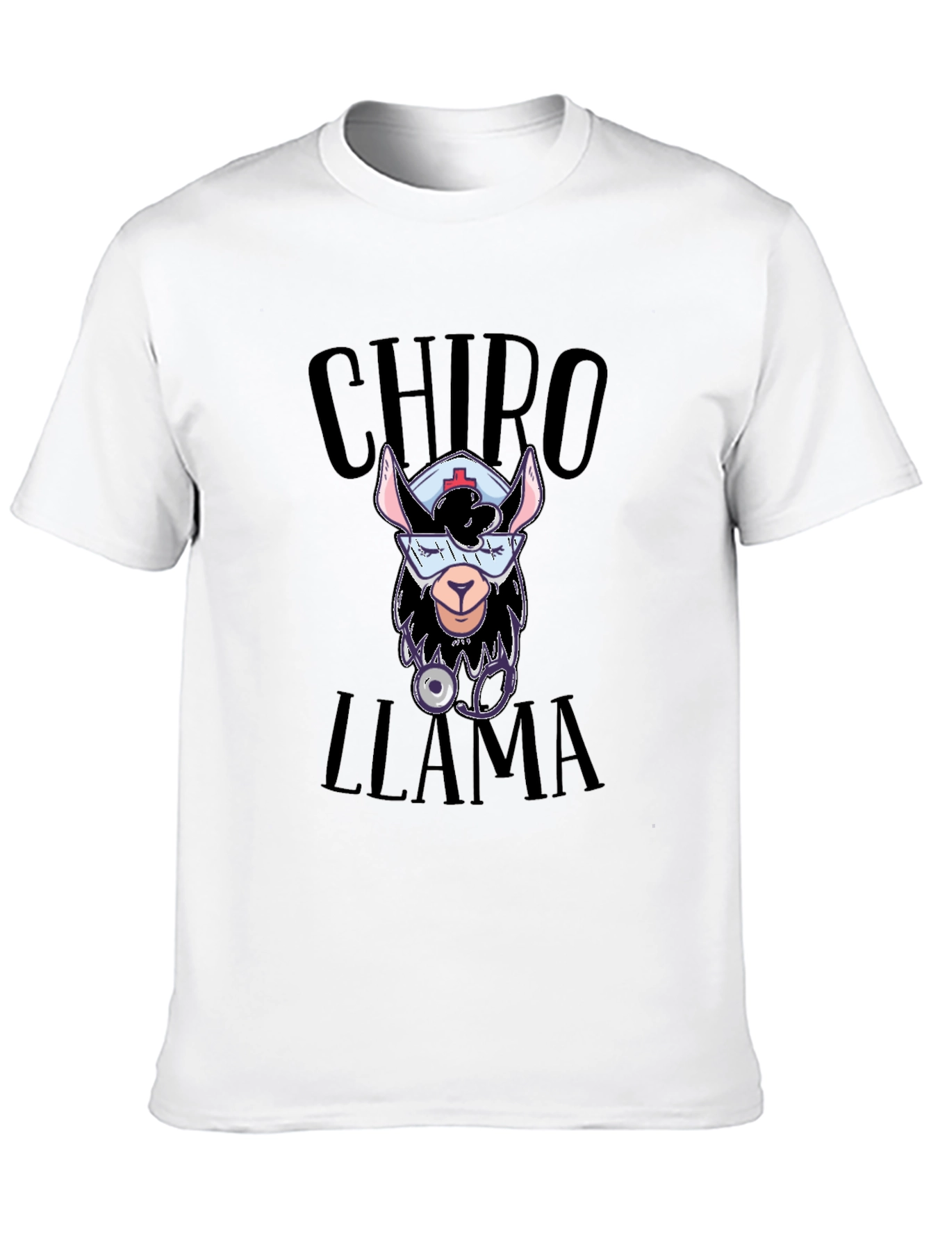 Chiro Llama Graphic Tee - Chiropractic Humor