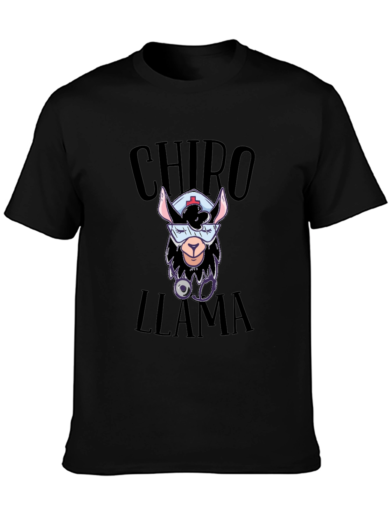 Chiro Llama Graphic Tee - Chiropractic Humor