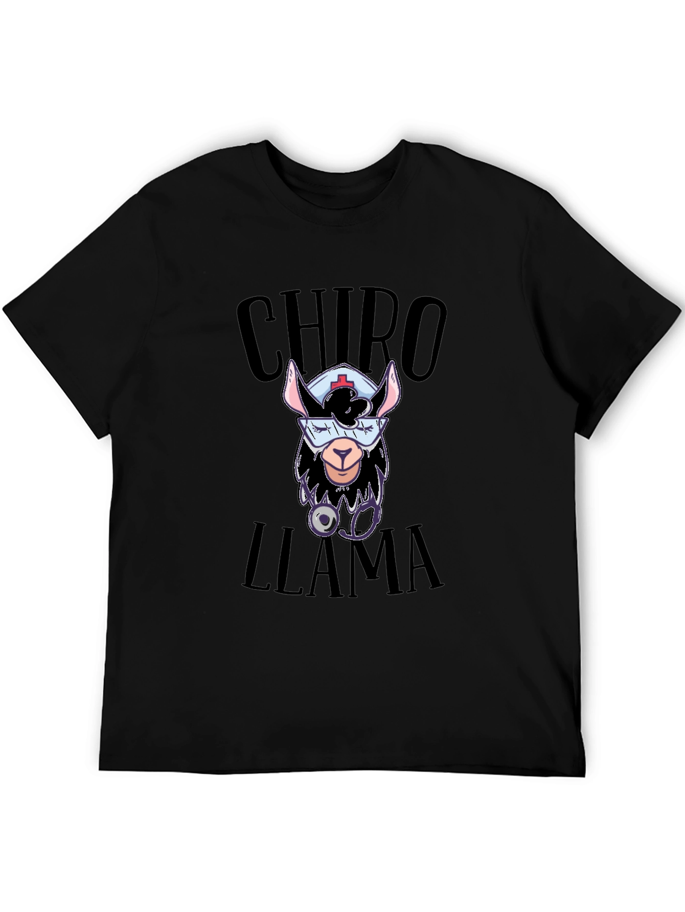 Chiro Llama Graphic Tee - Chiropractic Humor