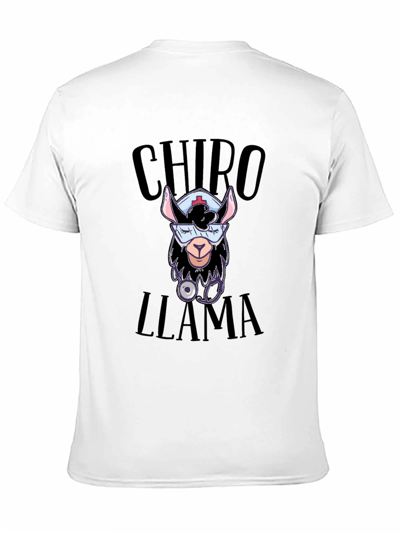 Chiro Llama Graphic Tee - Chiropractic Humor