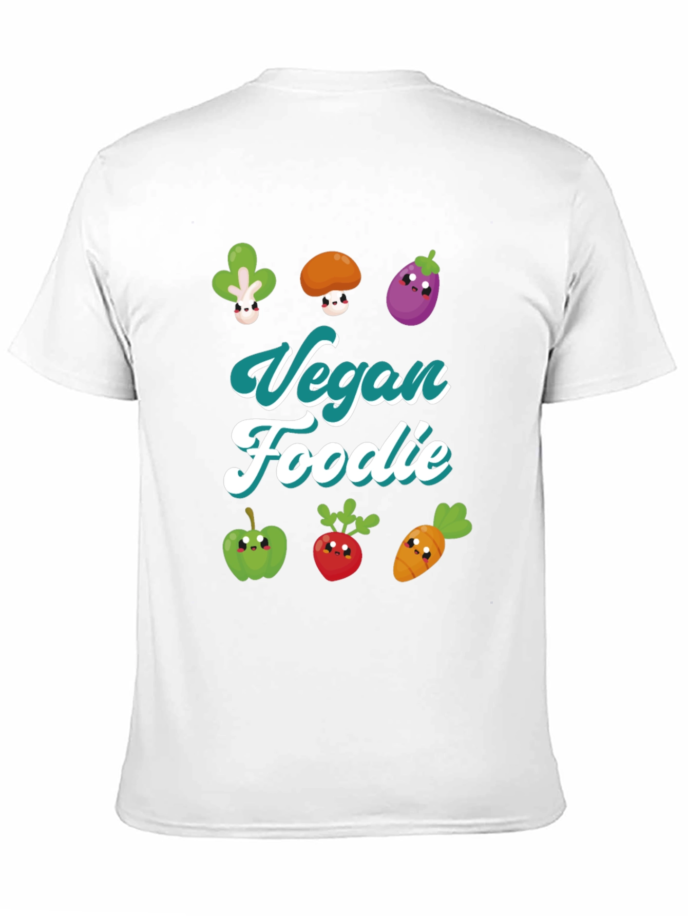 Vegan Foodie T-Shirt - Cute Vegetable Design