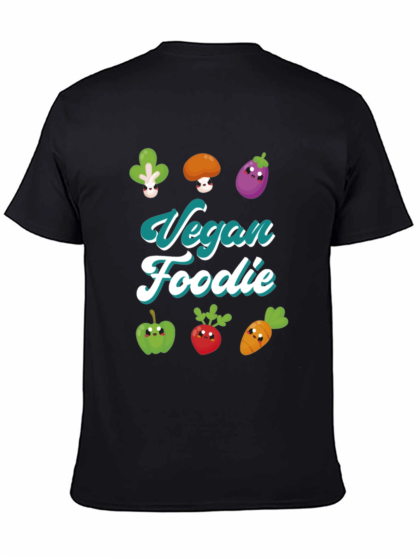Vegan Foodie T-Shirt - Cute Vegetable Design
