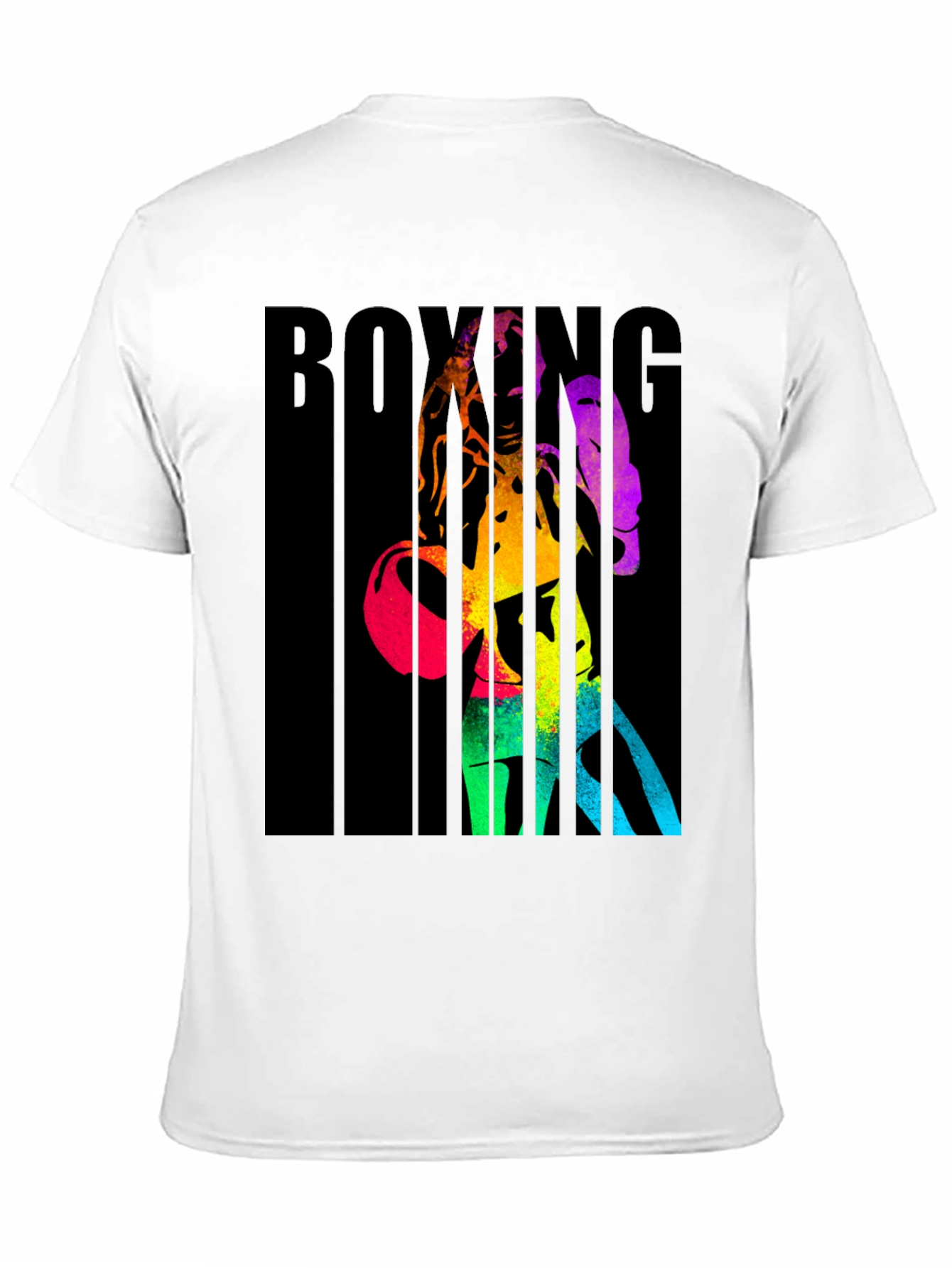 Rainbow Boxing Graphic T-Shirt