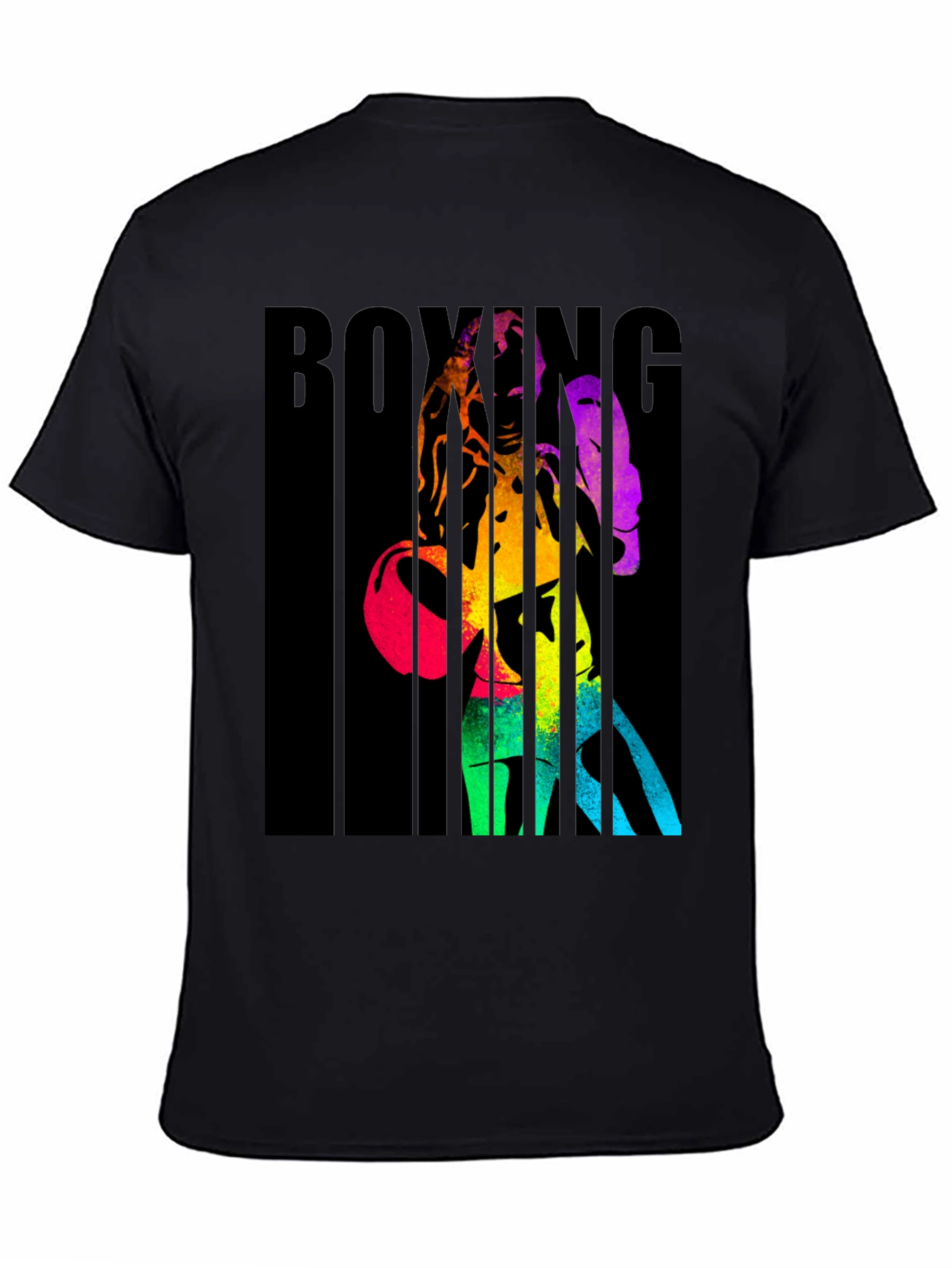 Rainbow Boxing Graphic T-Shirt