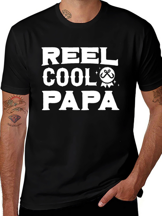 Reel Cool Papa T-Shirt - Fishing Dad Tee