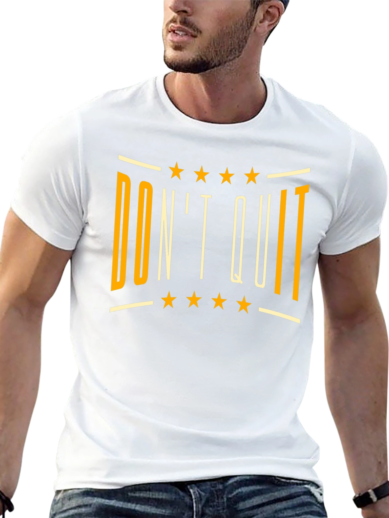 Dont Quit Black Graphic T-Shirt