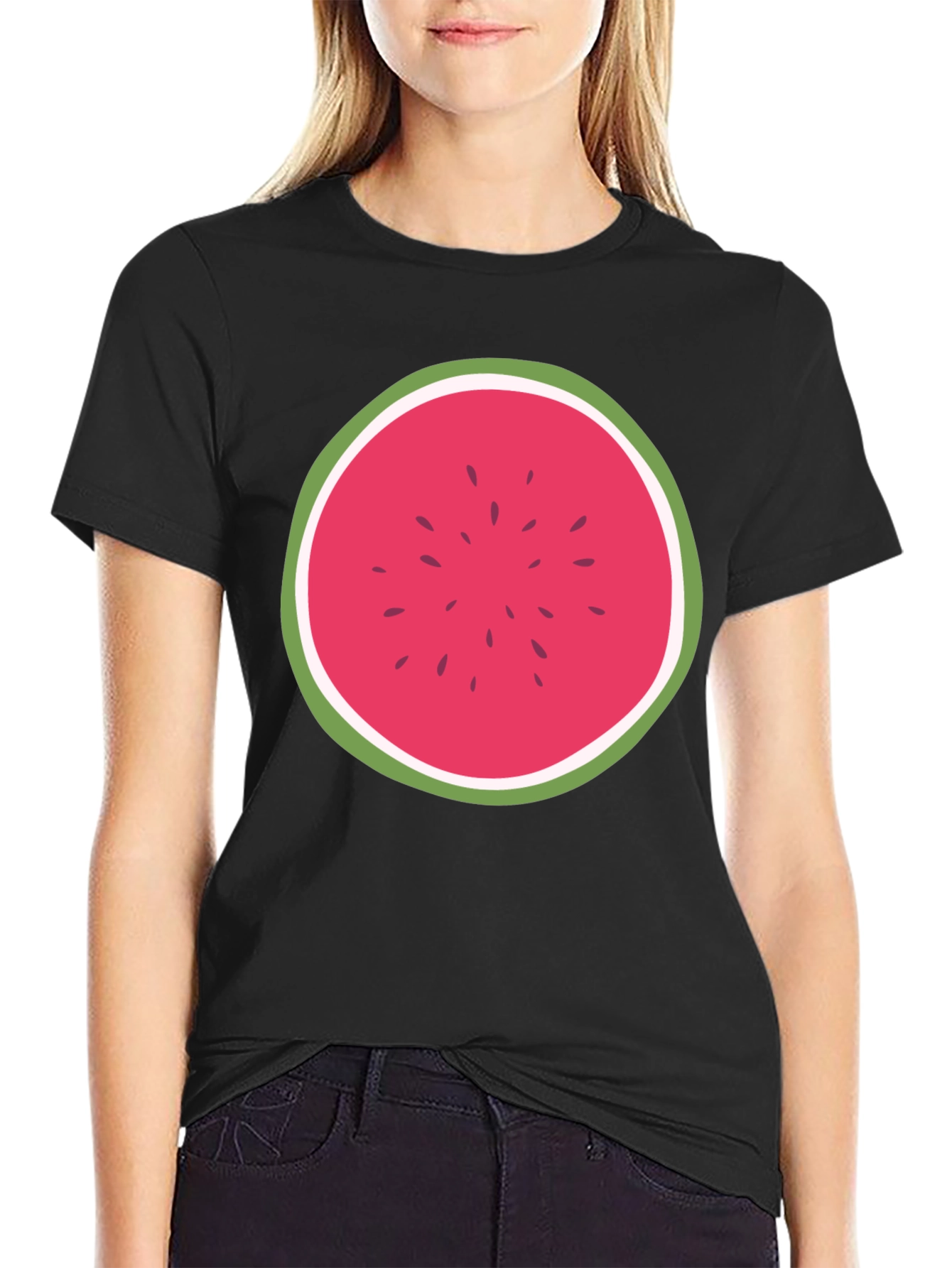 Watermelon Slice Graphic Tee - Fresh Summer Style