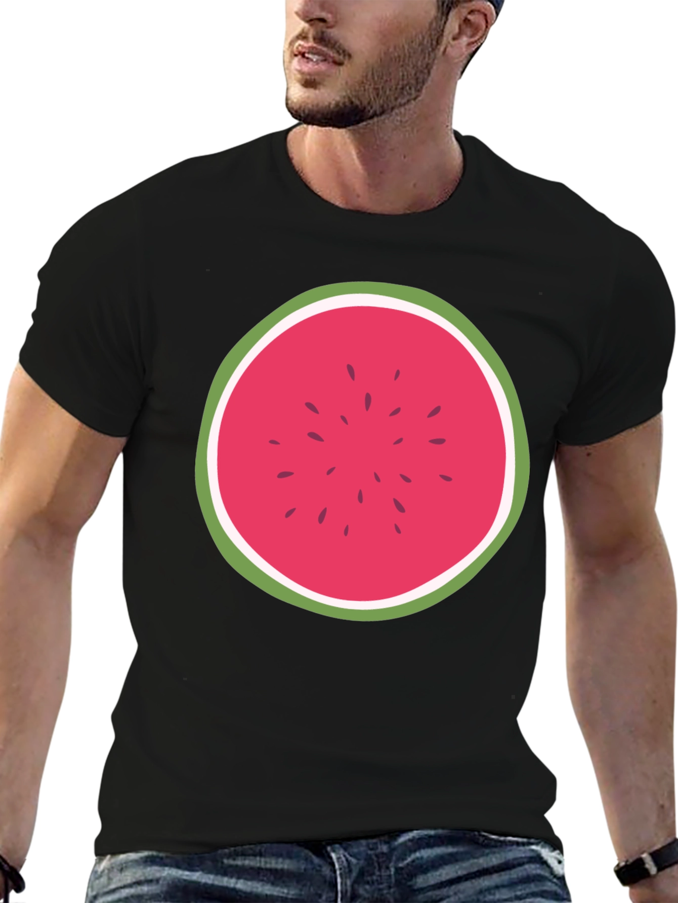 Watermelon Slice Graphic Tee - Fresh Summer Style