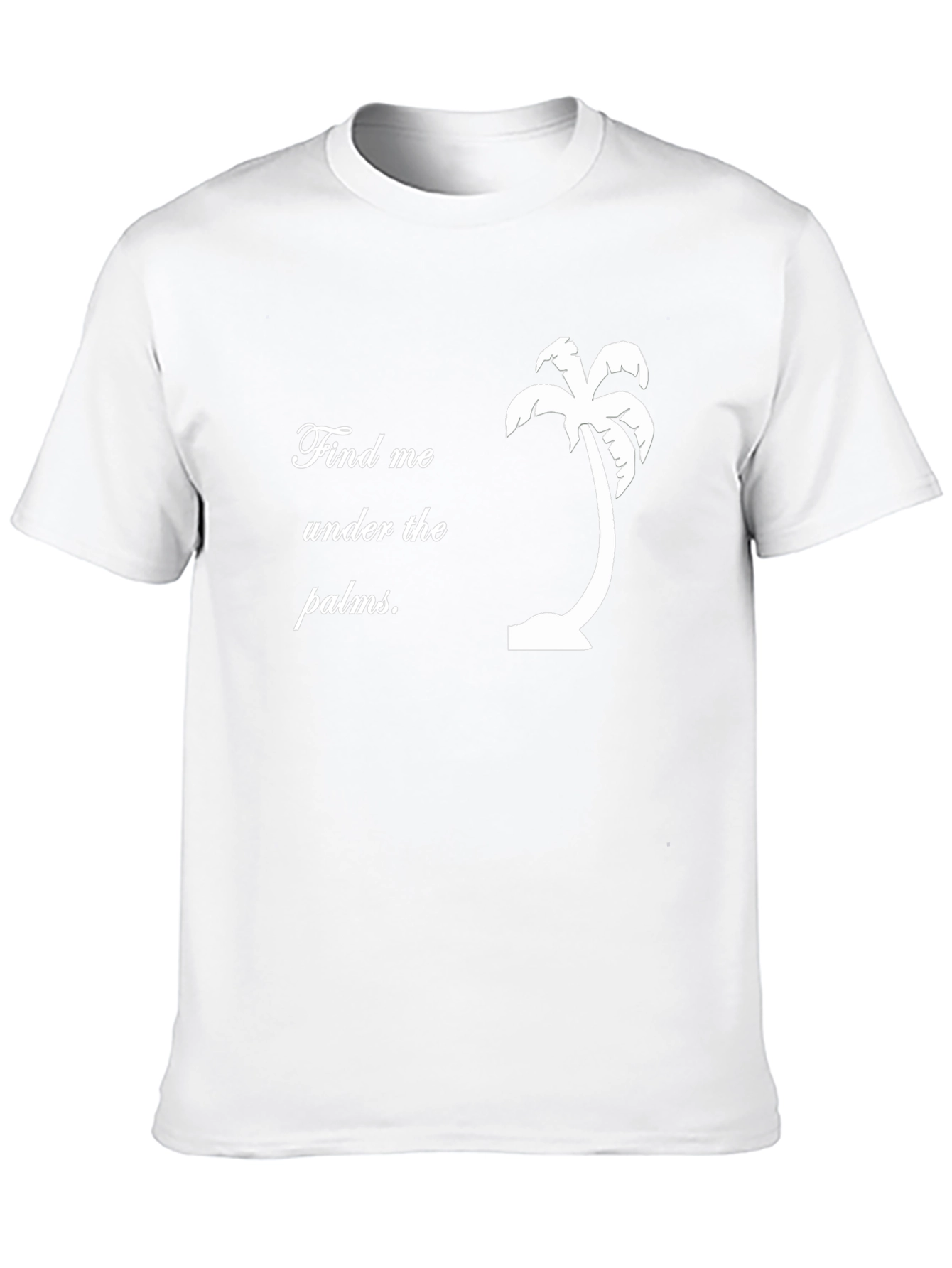 Find Me Under the Palms T-Shirt - Black