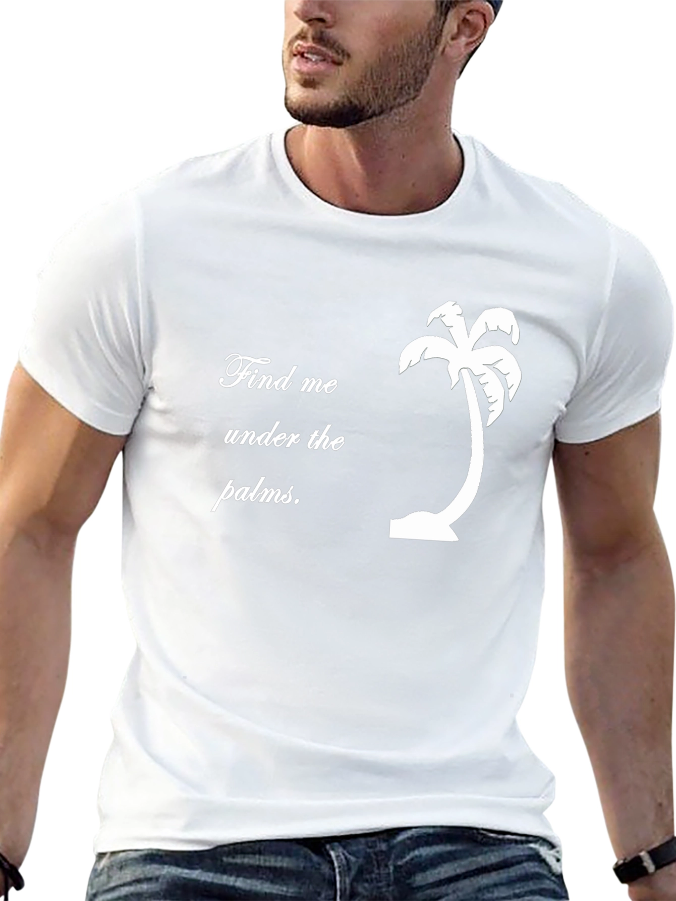 Find Me Under the Palms T-Shirt - Black