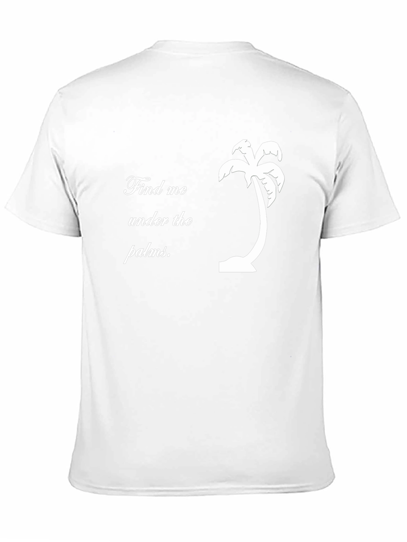 Find Me Under the Palms T-Shirt - Black