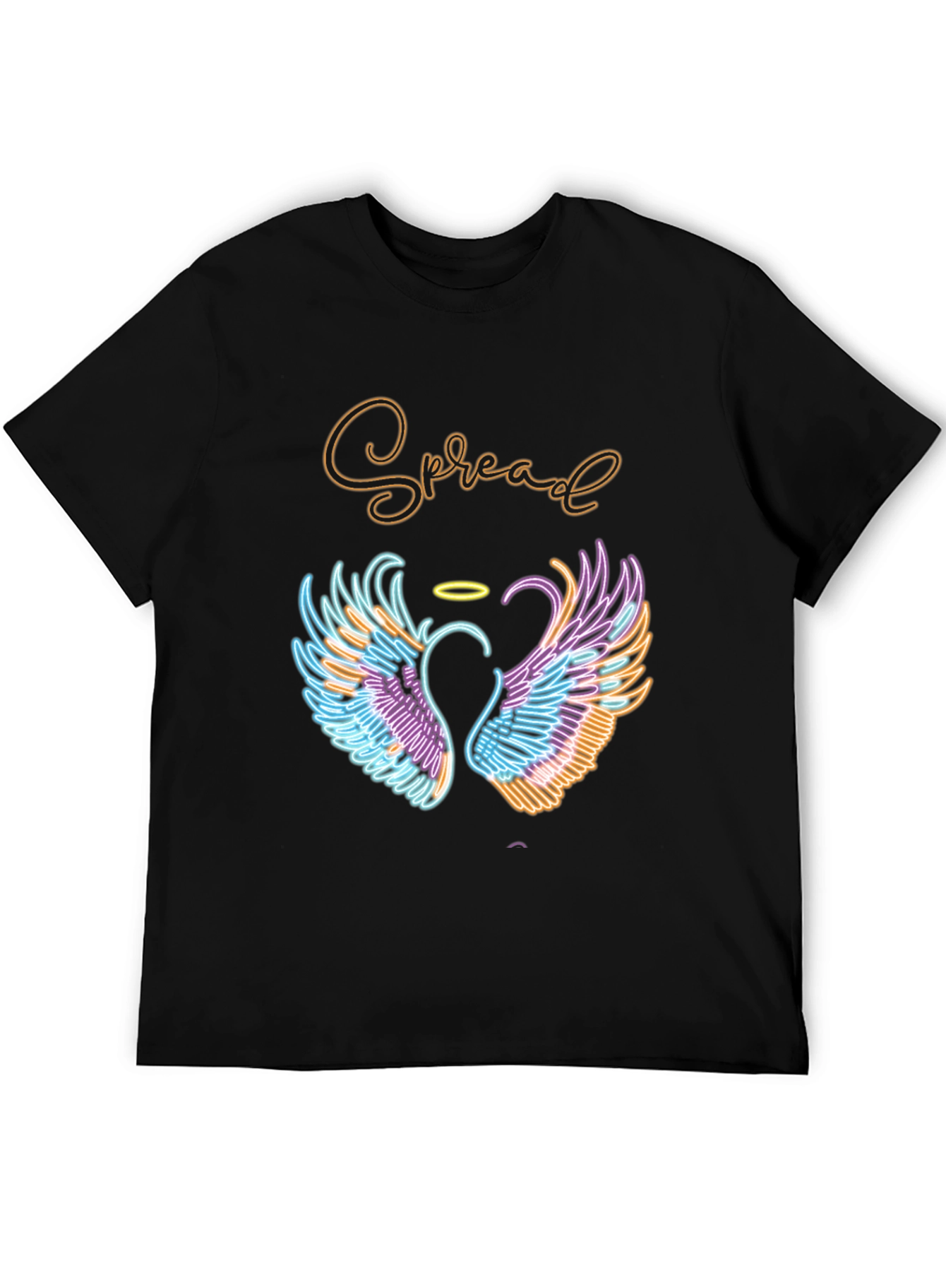 Spread Love T-Shirt with Angel Wings