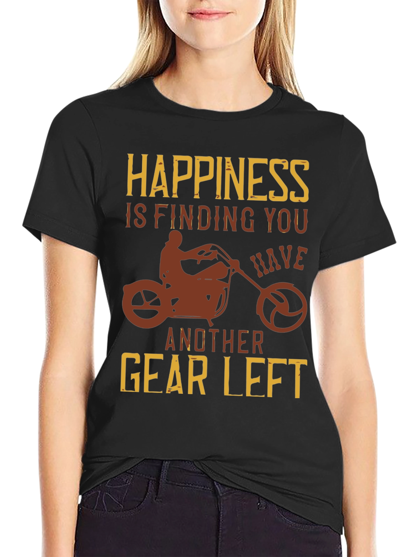 Happiness Motorcycle T-Shirt