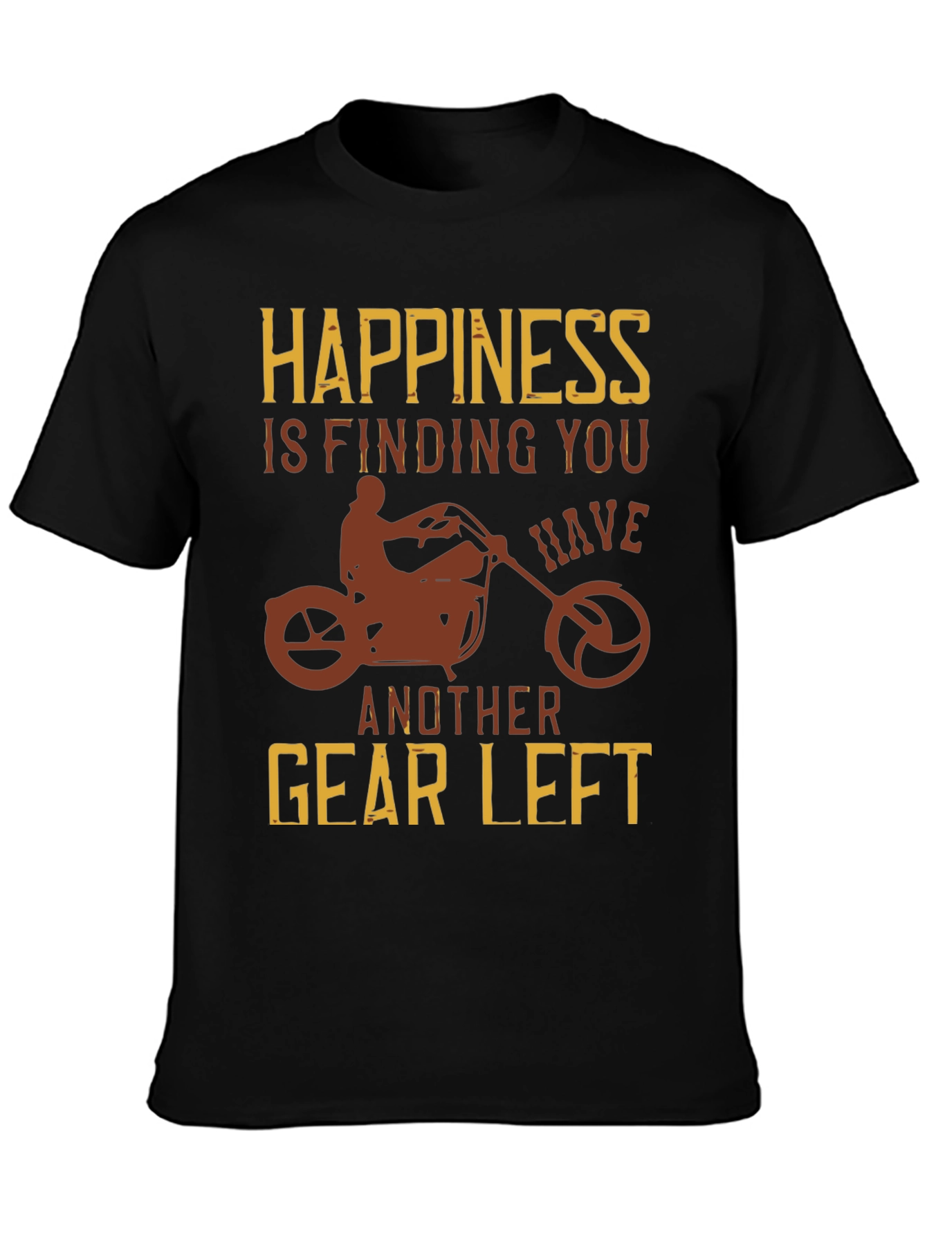 Happiness Motorcycle T-Shirt