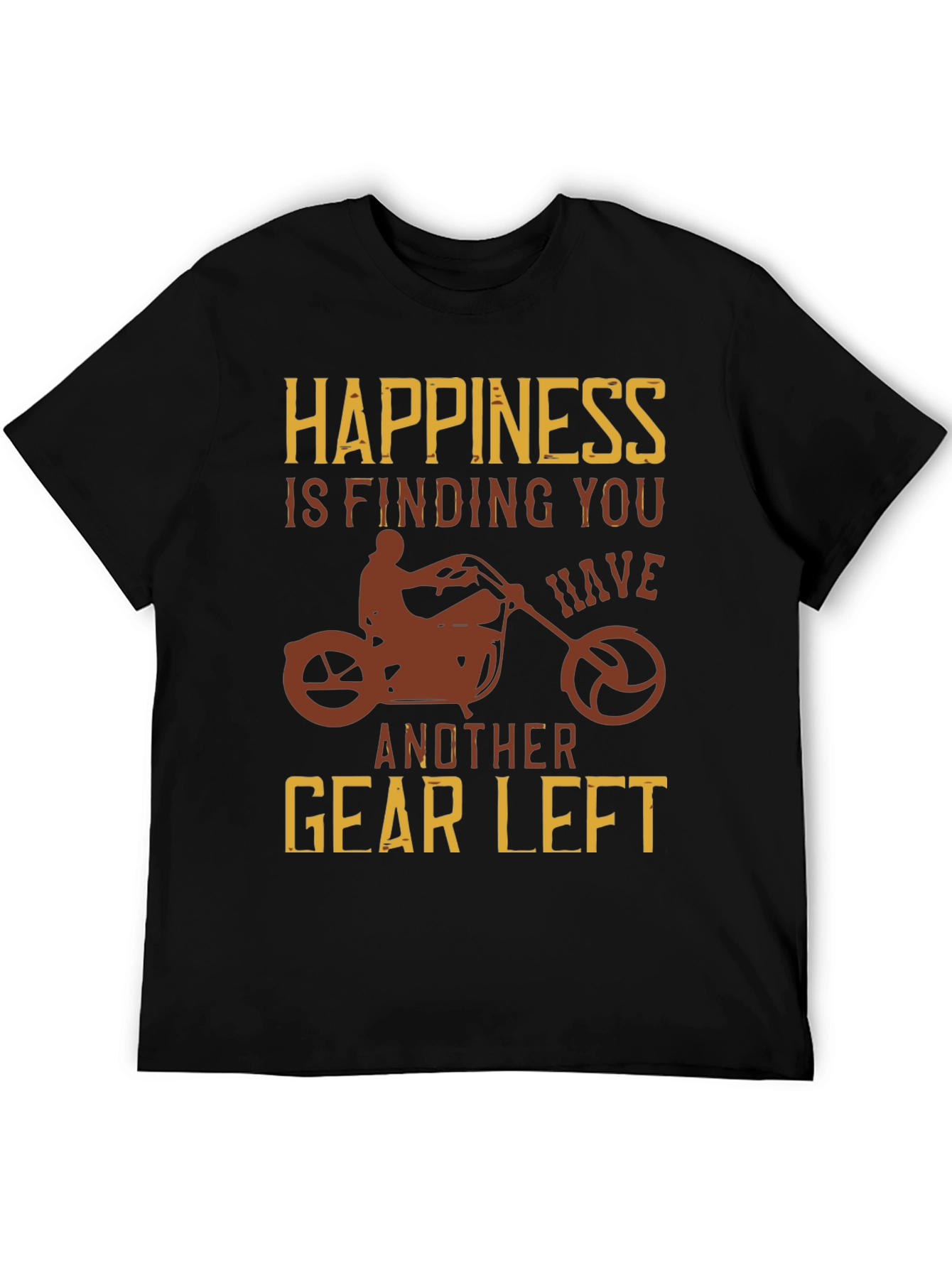 Happiness Motorcycle T-Shirt