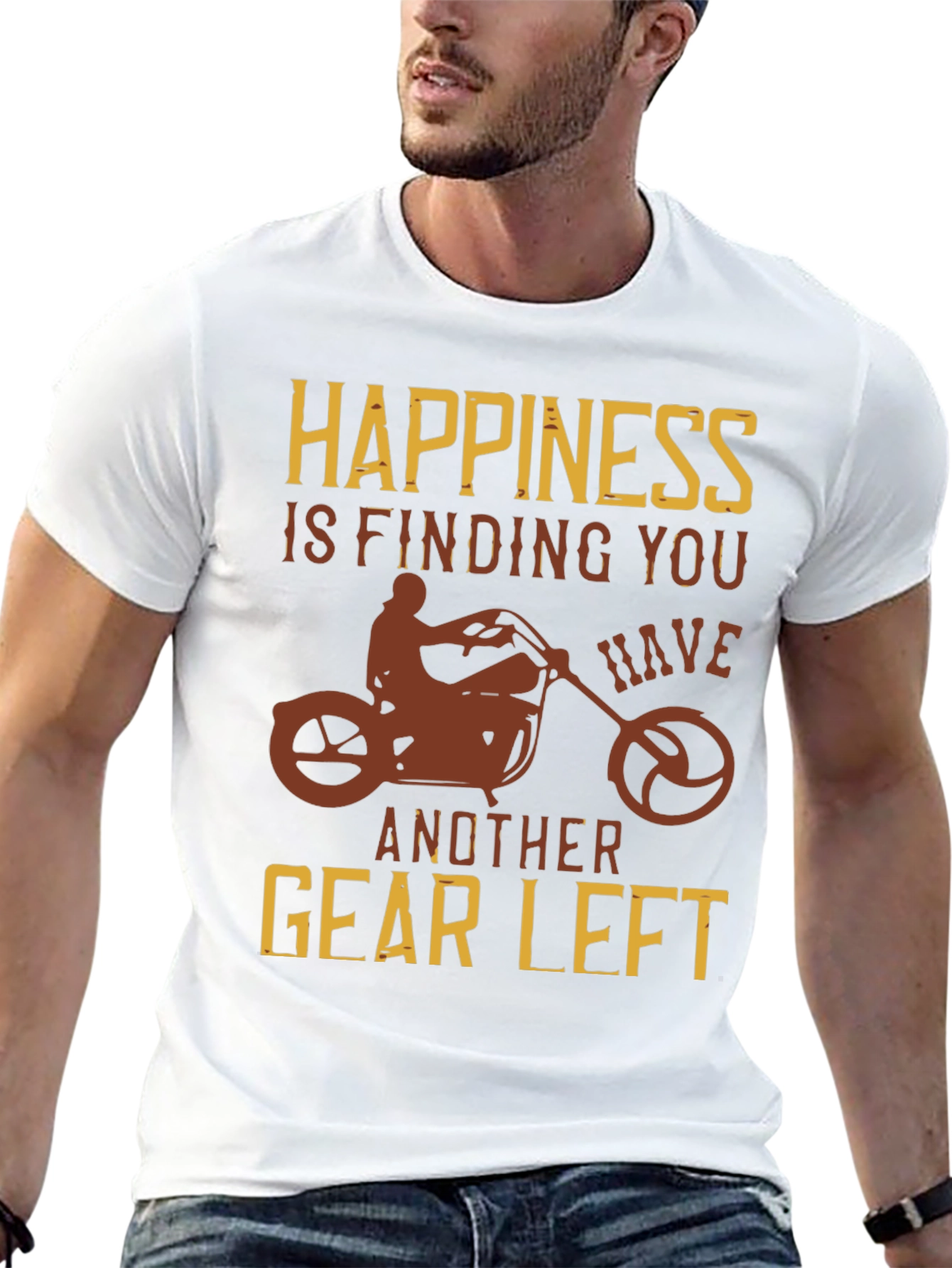Happiness Motorcycle T-Shirt