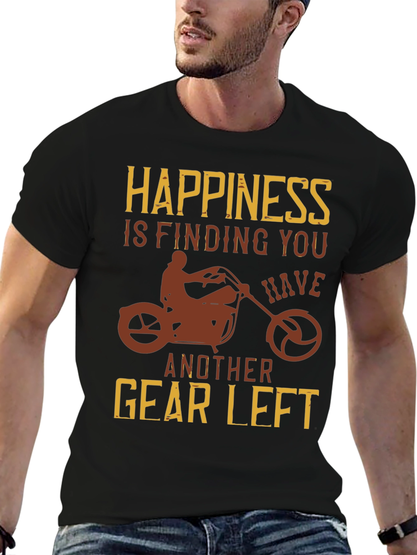 Happiness Motorcycle T-Shirt