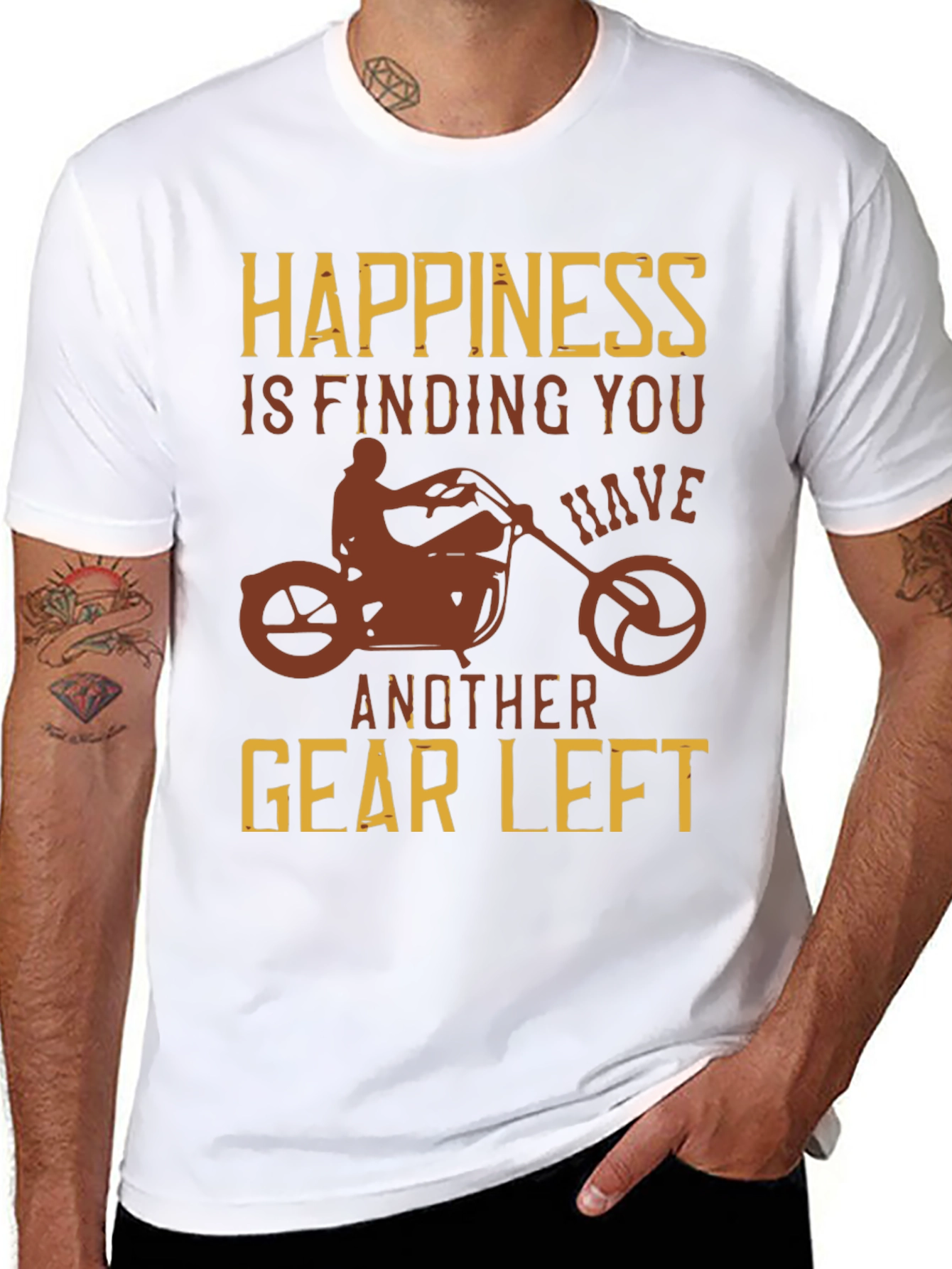 Happiness Motorcycle T-Shirt