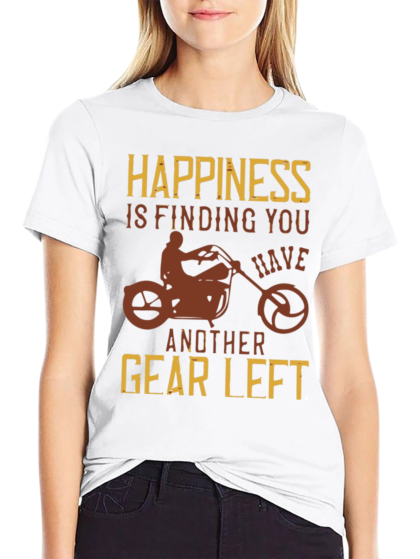 Happiness Motorcycle T-Shirt