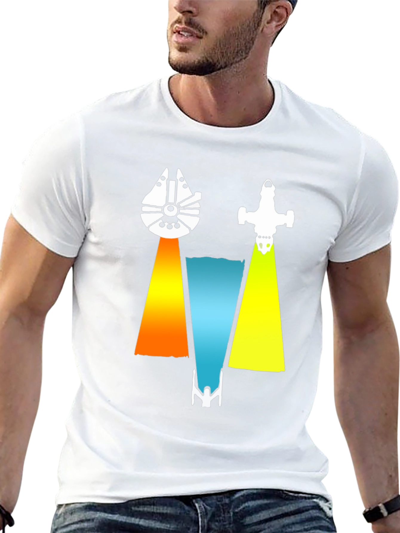 Sci-Fi Spaceship T-Shirt